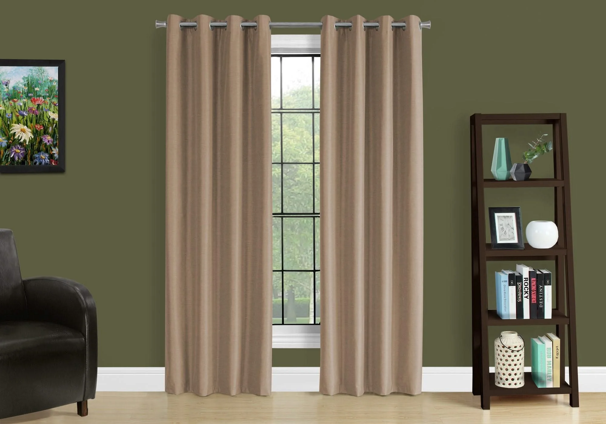 2 Pieces Set, Curtain Panel, Room Darkening, Grommet, Contemporary & Modern - Image 26