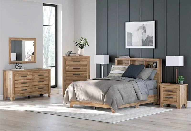 3-Room Complete Home Bundle – Bedroom, Living & Dining + FREE Marlin Queen Mattress & 50” Smart TV - Image 2