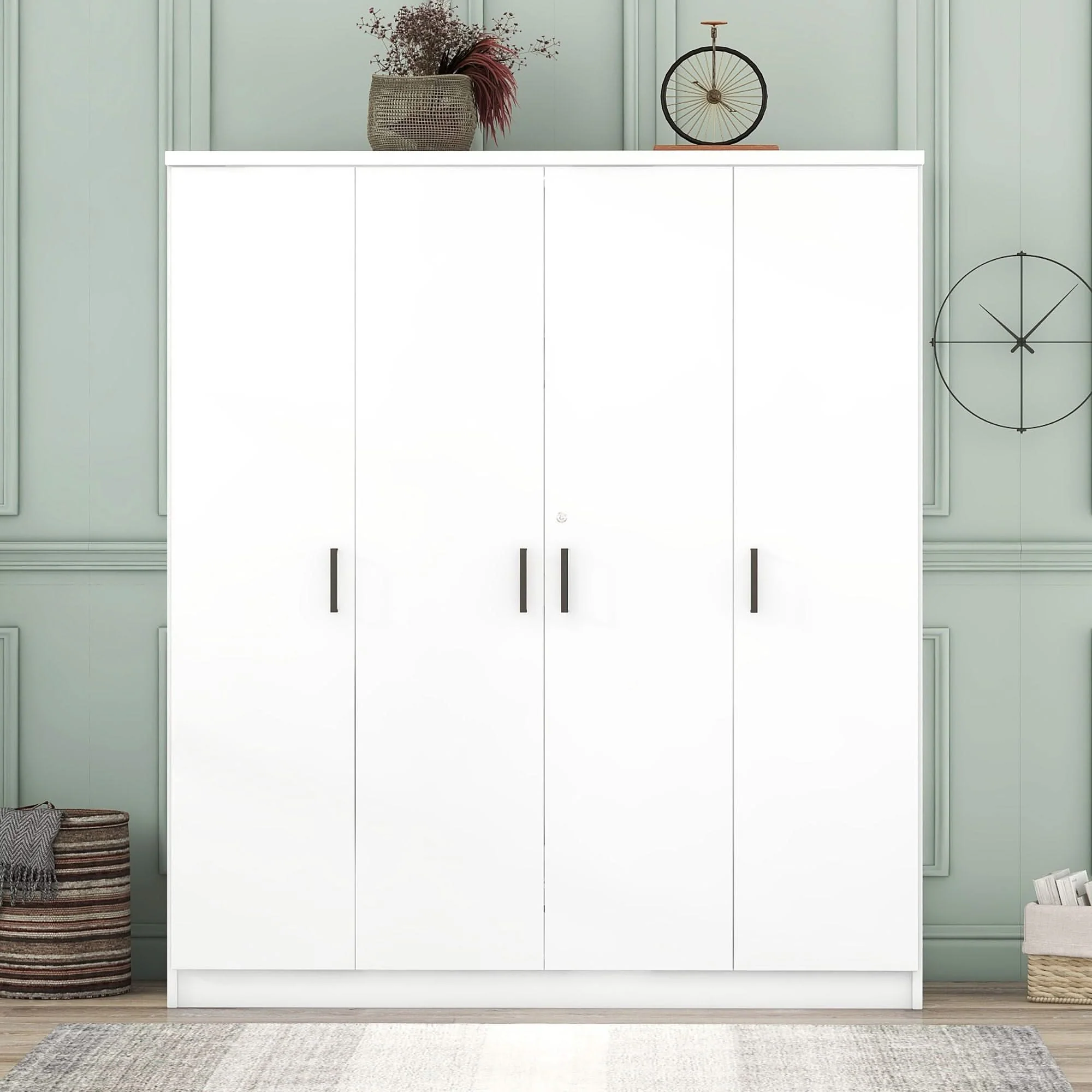 4 Door Wardrobe With 1 Drawer - Image 3