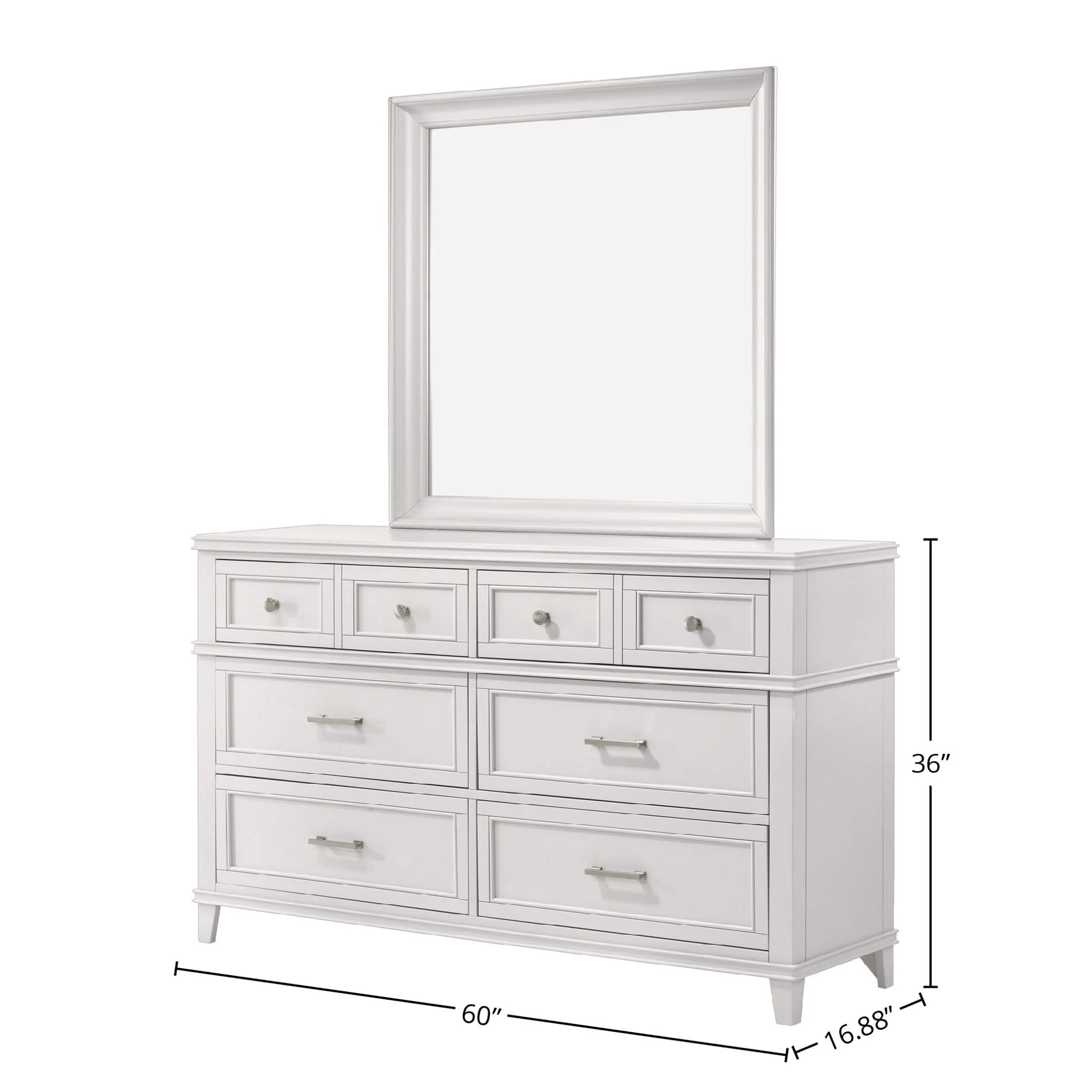 6 Drawer Dresser, Ample Storage - Image 8