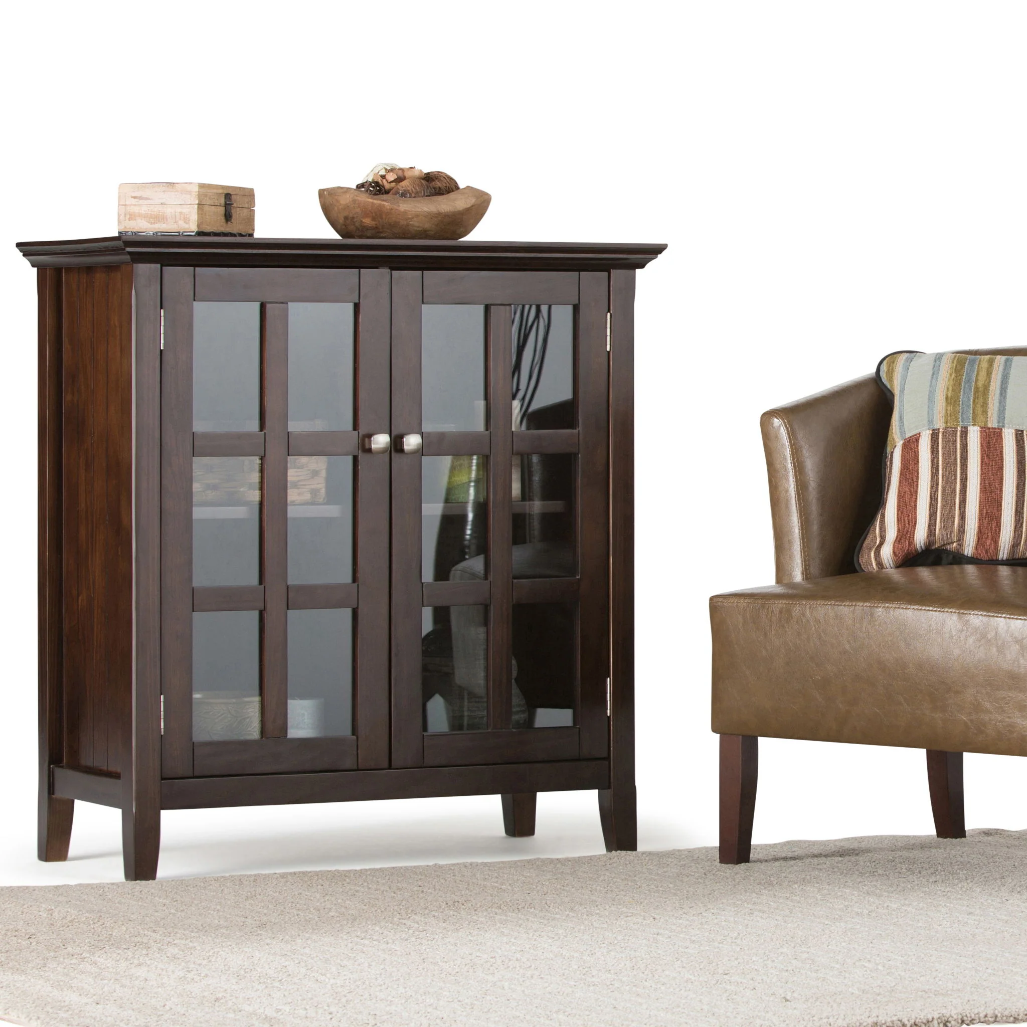 Acadian - Low Storage Cabinet - Brunette Brown - Image 2