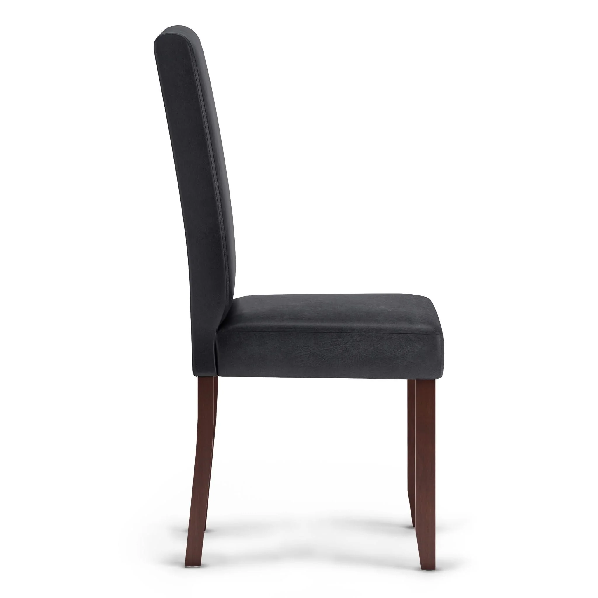 Acadian - Parson Dining Chair (Set of 2) - Distressed Black - Image 3