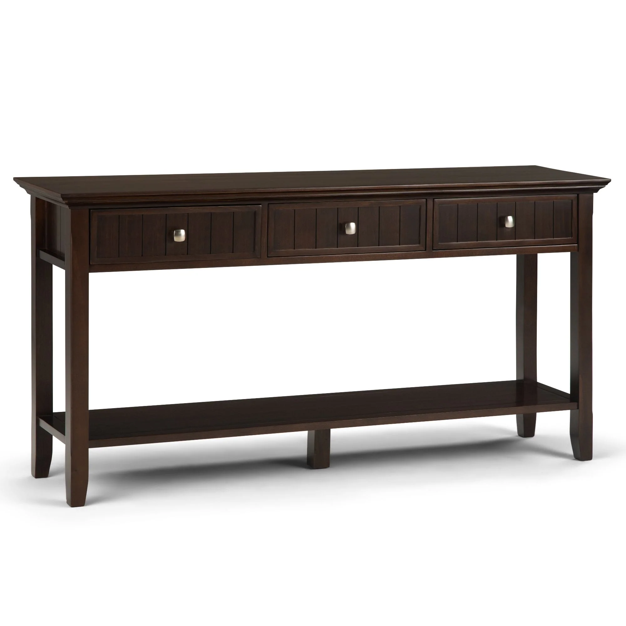 Acadian - Wide Console Sofa Table - Brunette Brown - Image 3