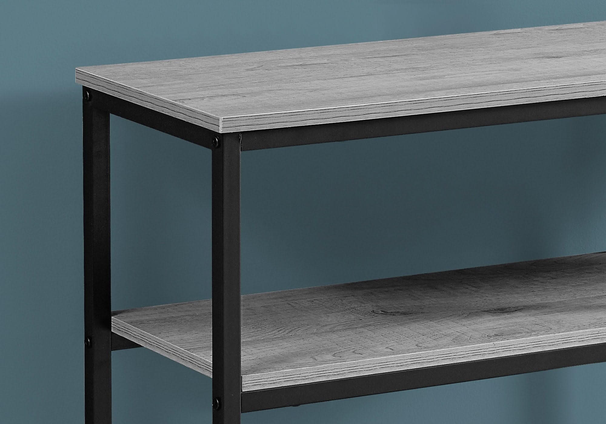 Accent Console Table For Entryway, Contemporary & Convenient Design - Gray - Image 3