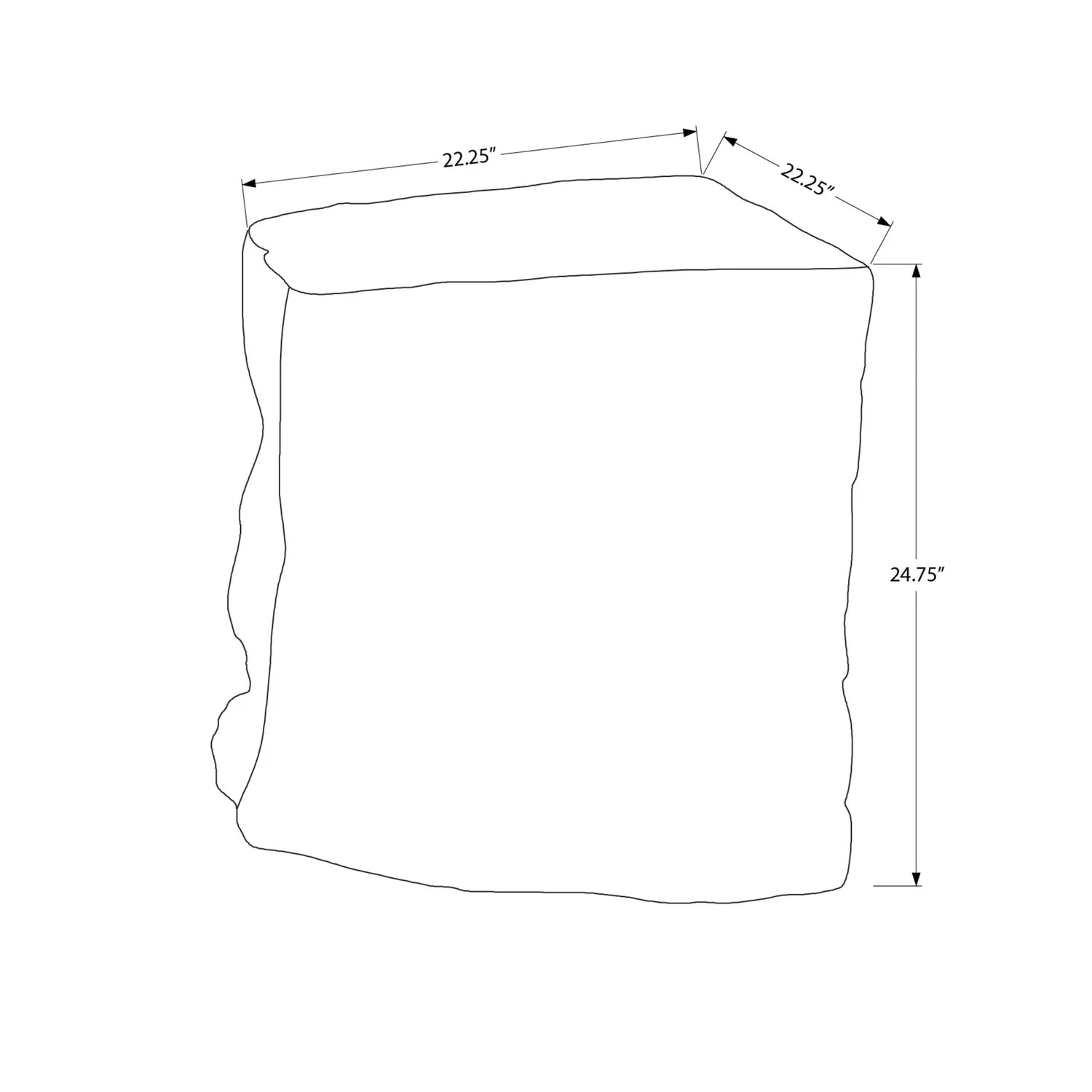 Accent Table, Indoor Outdoor Use - Black - Image 4