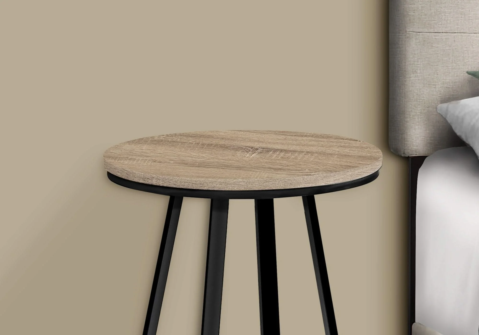 Accent Table, Side, Round Contemporary & Modern Modern Design - Image 6