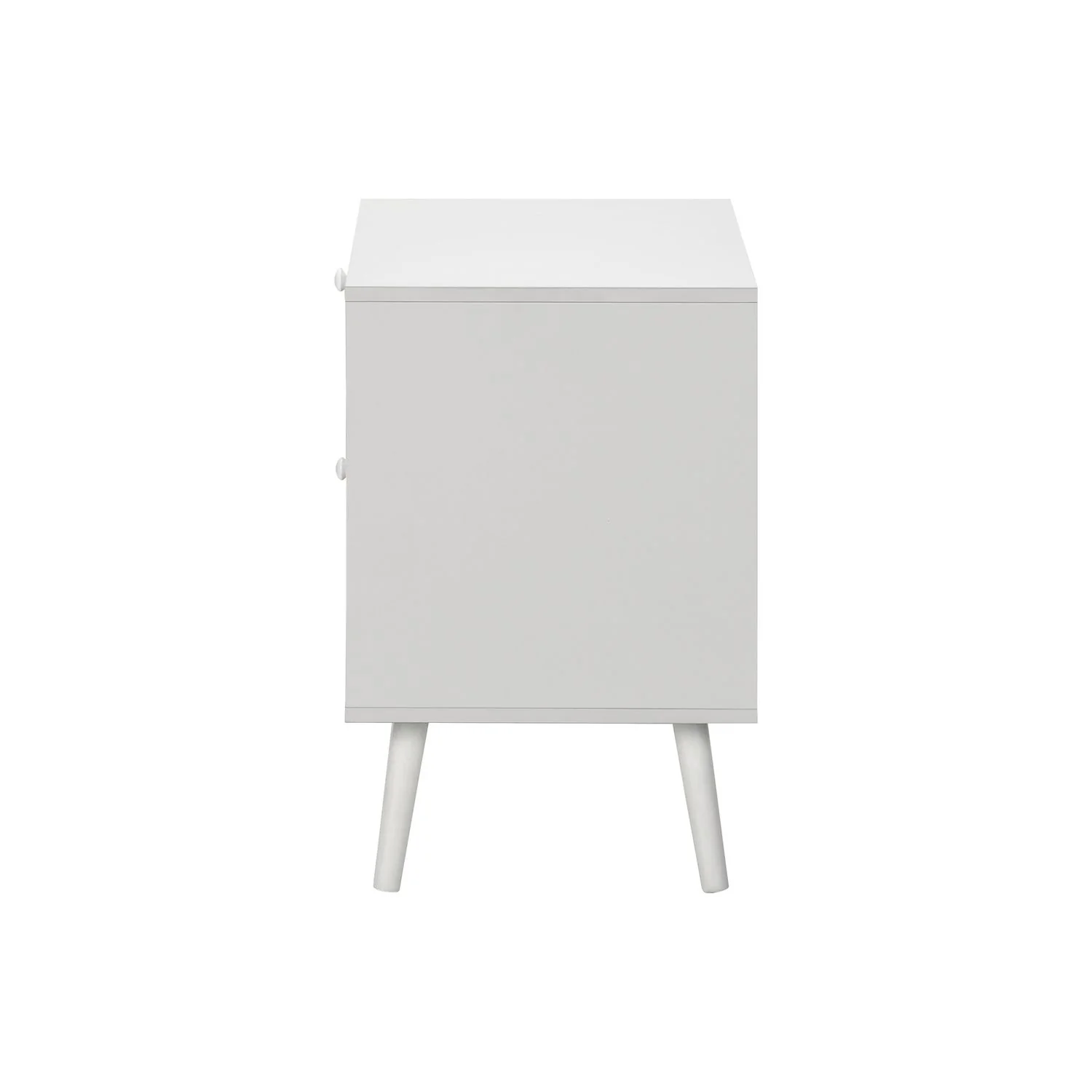 Accent Table & Storage Drawers - White - Image 3