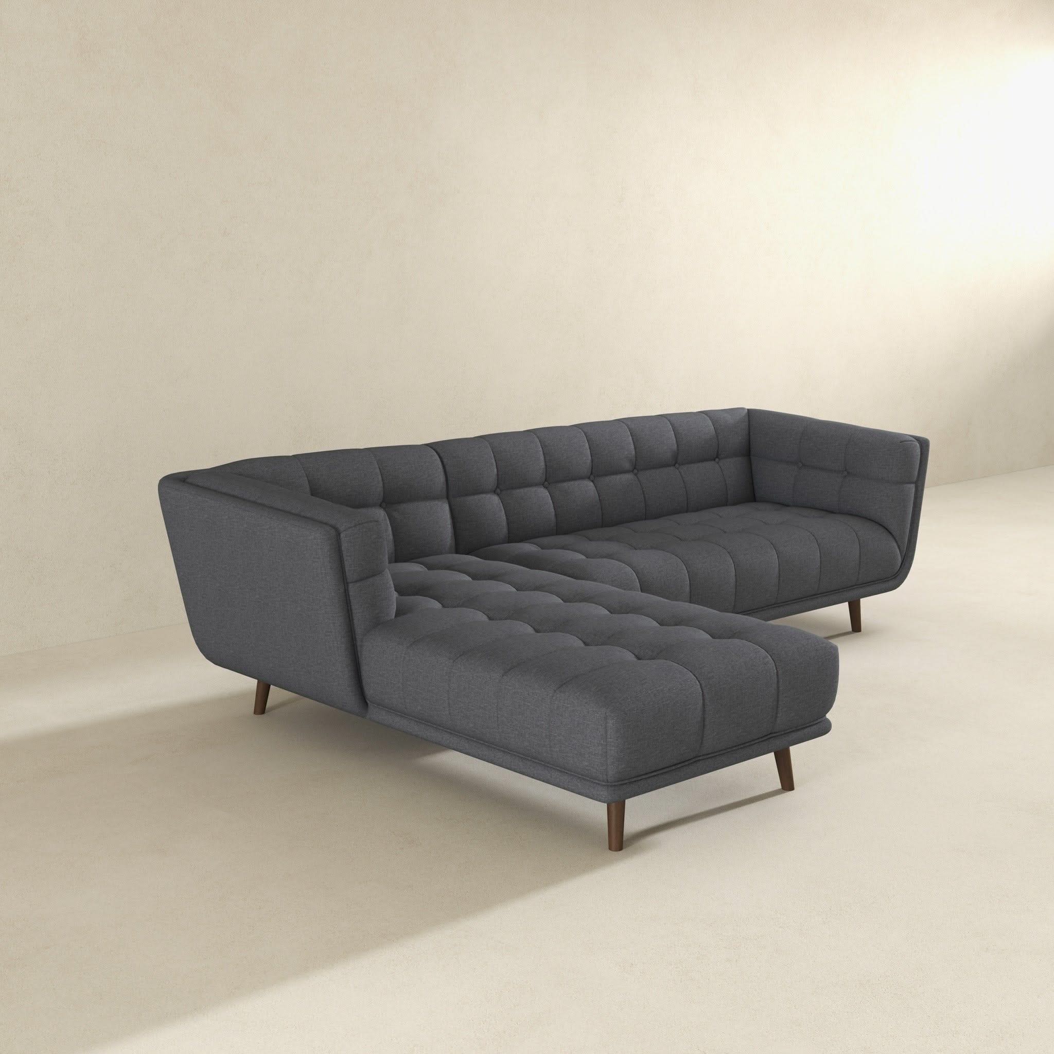 Addison - L Shape Sectional Sofa Tufted - Image 10
