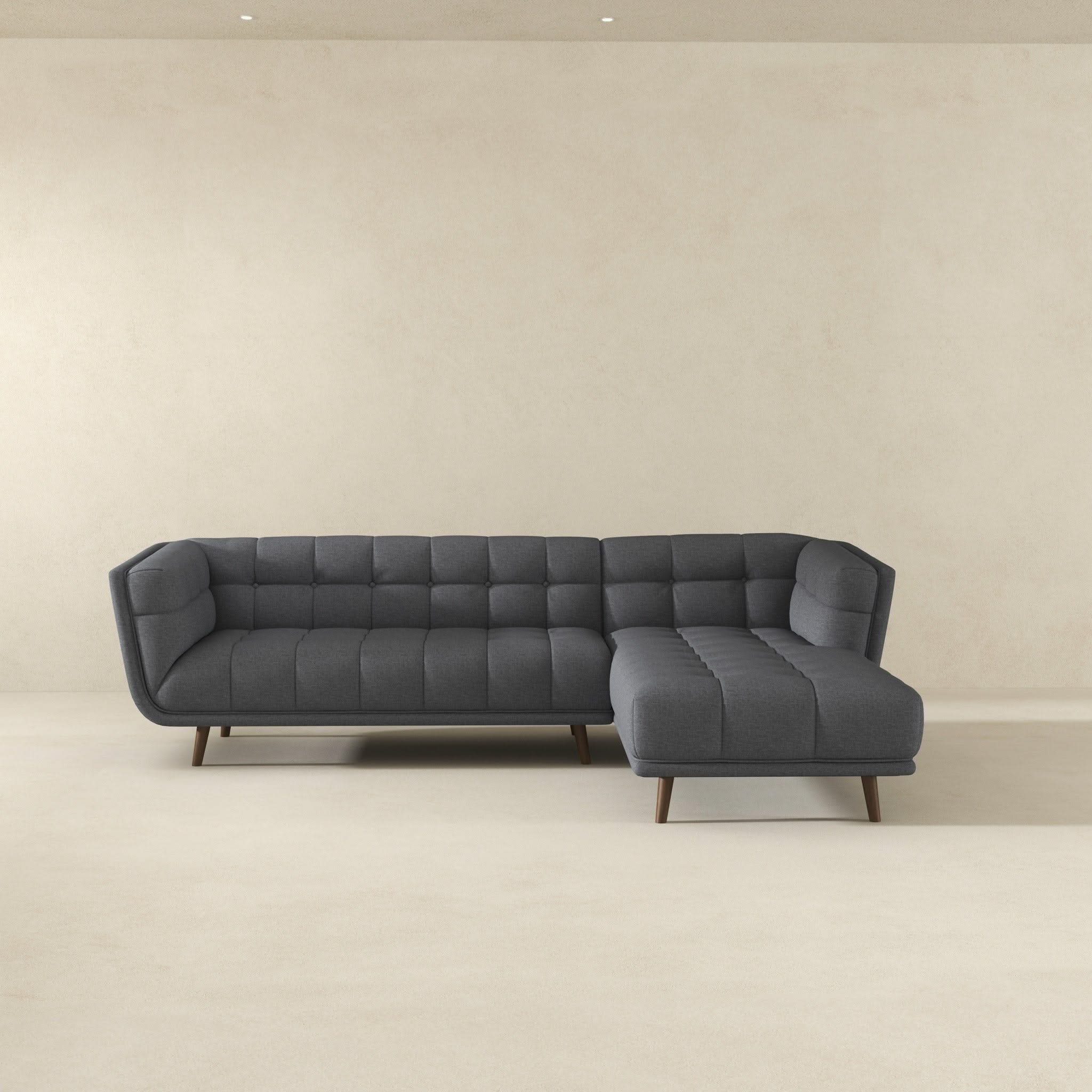 Addison - L Shape Sectional Sofa Tufted - Image 11