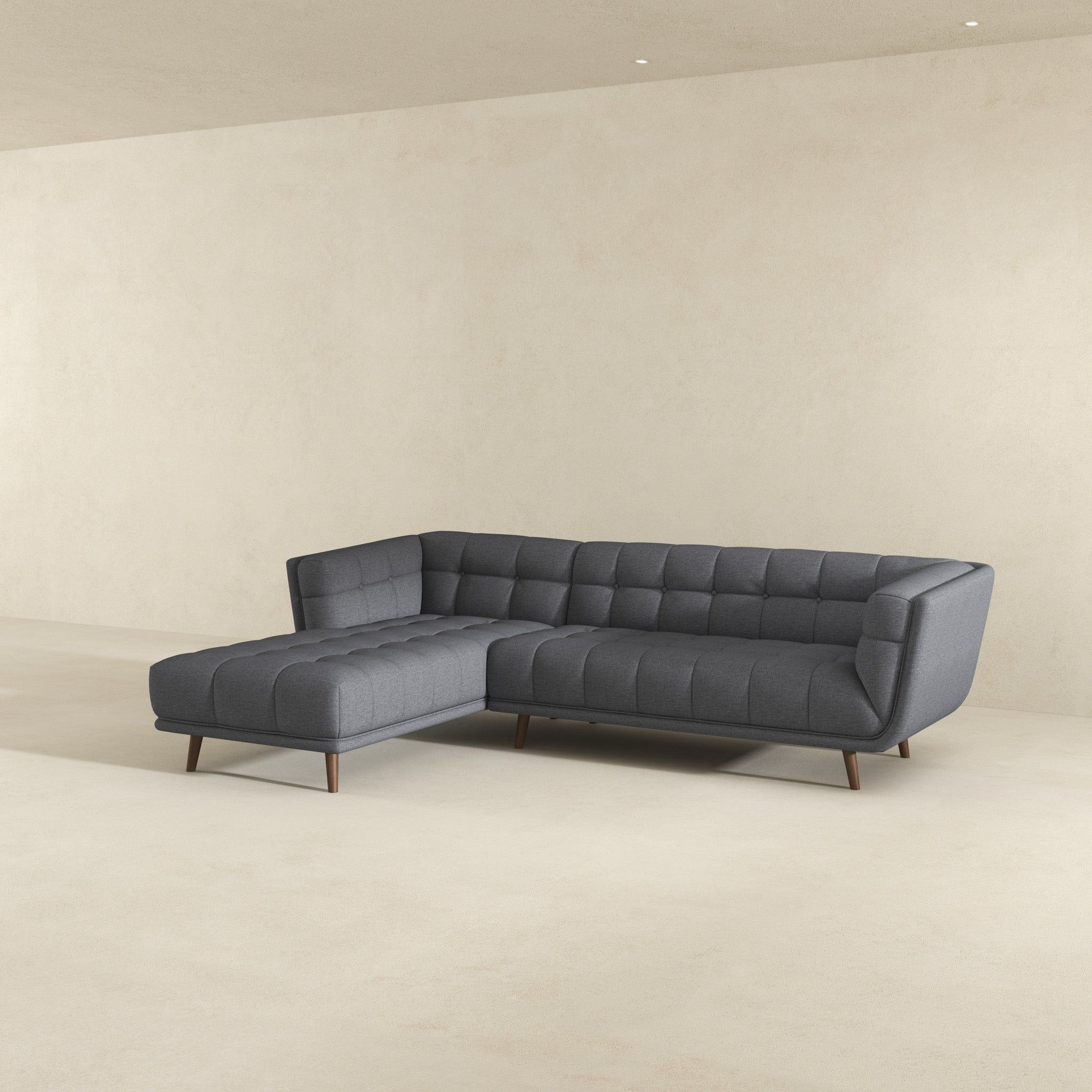 Addison - L Shape Sectional Sofa Tufted - Image 12