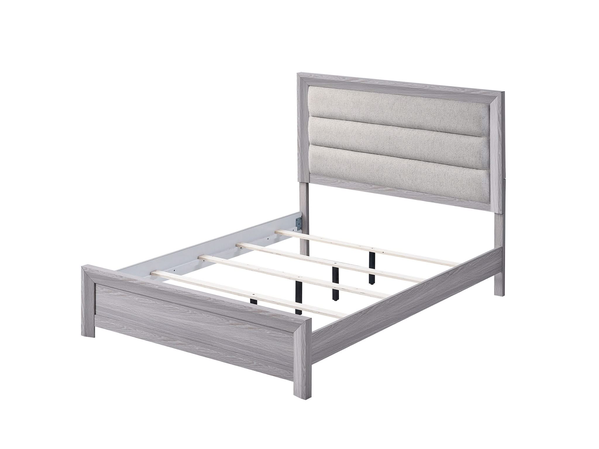 Adelaide - Upholstered Queen Bed - Drift Wood - Image 2