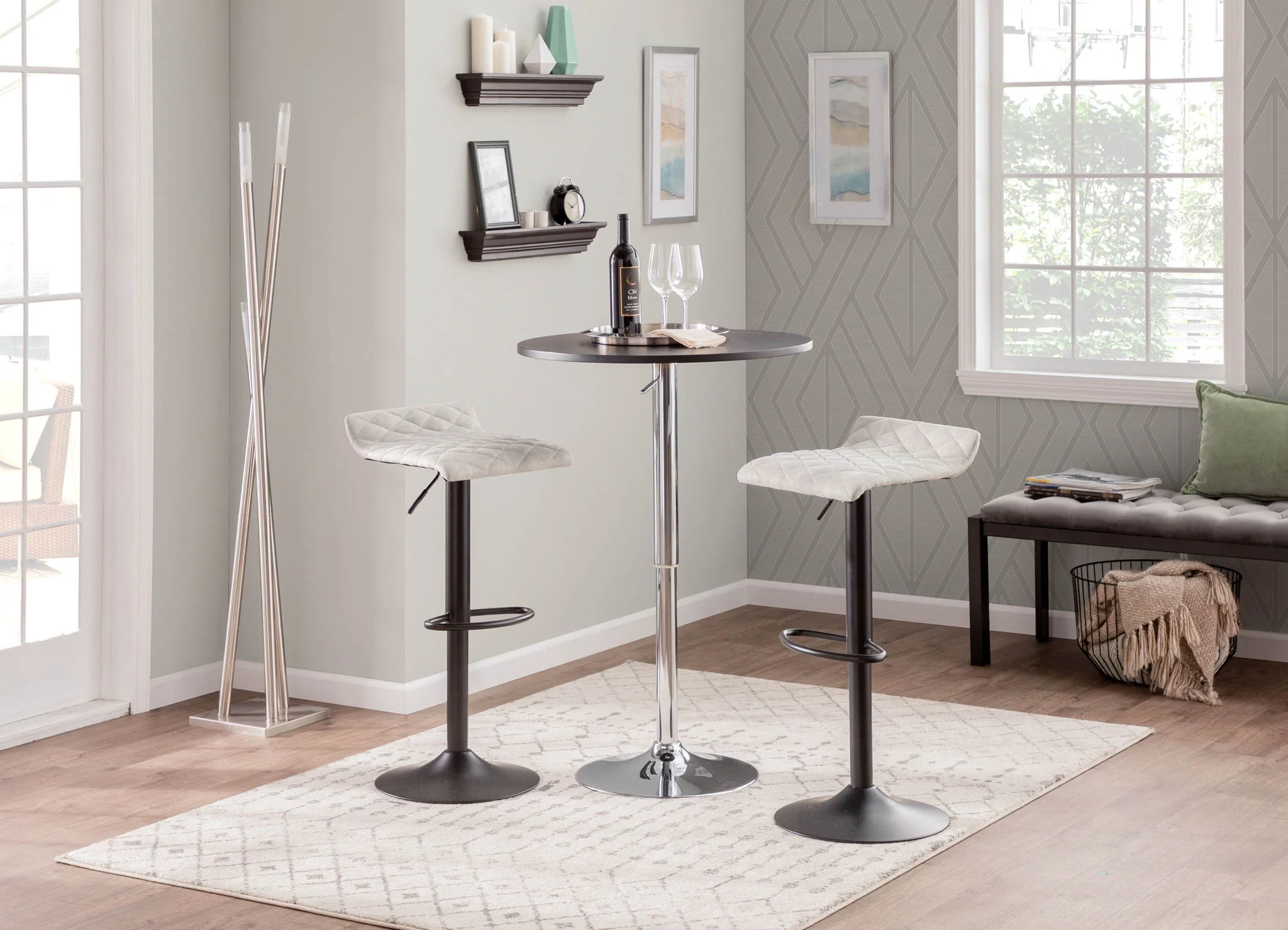 Adjustable Contemporary Bar Table - Image 6