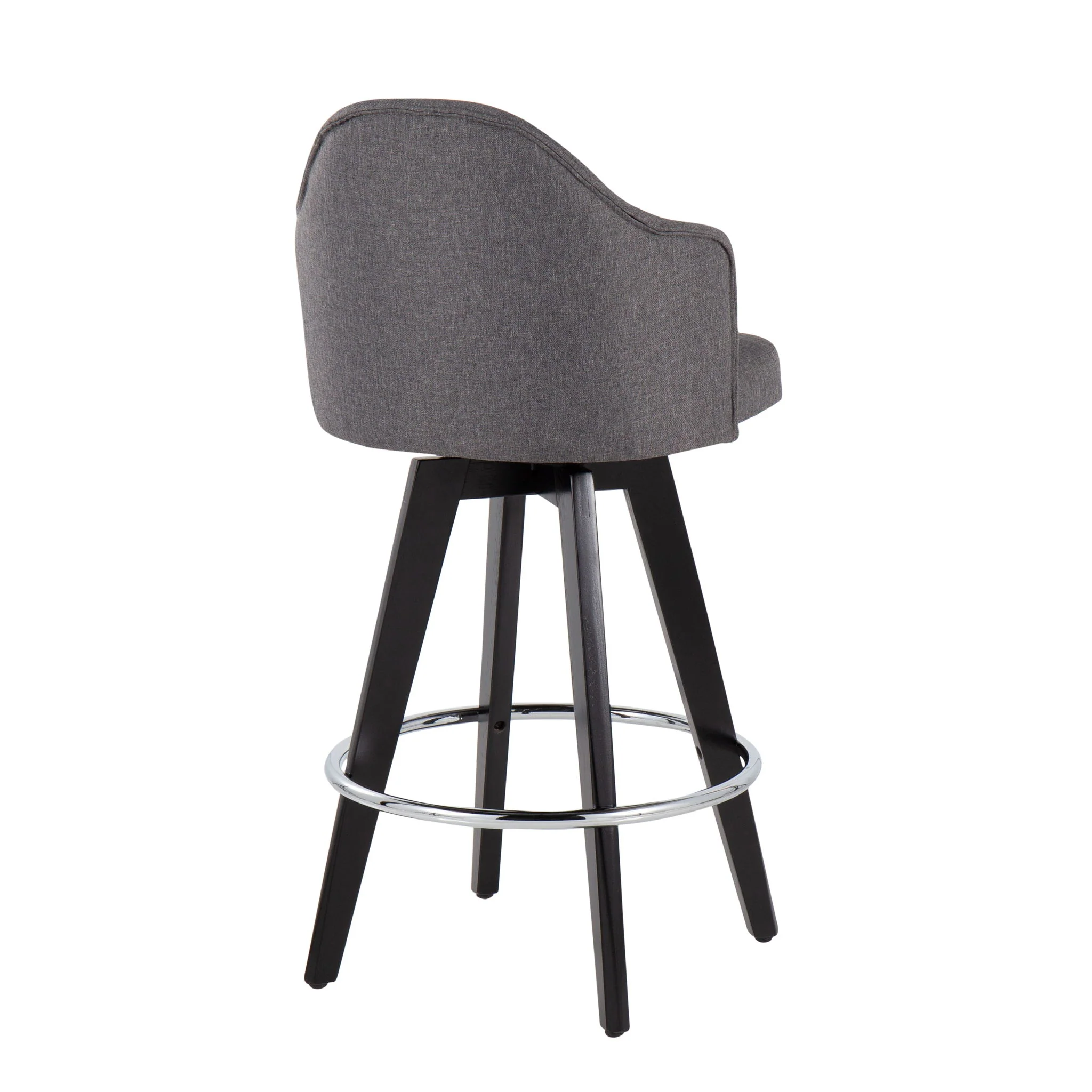 Ahoy - Contemporary Fixed Height Counter Stool With Round Footrest (Set of 2) - Image 12