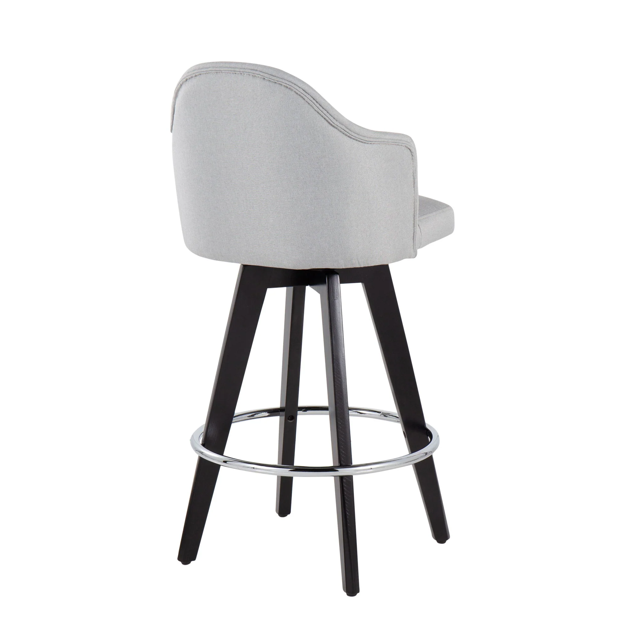 Ahoy - Contemporary Fixed Height Counter Stool With Round Footrest (Set of 2) - Image 6