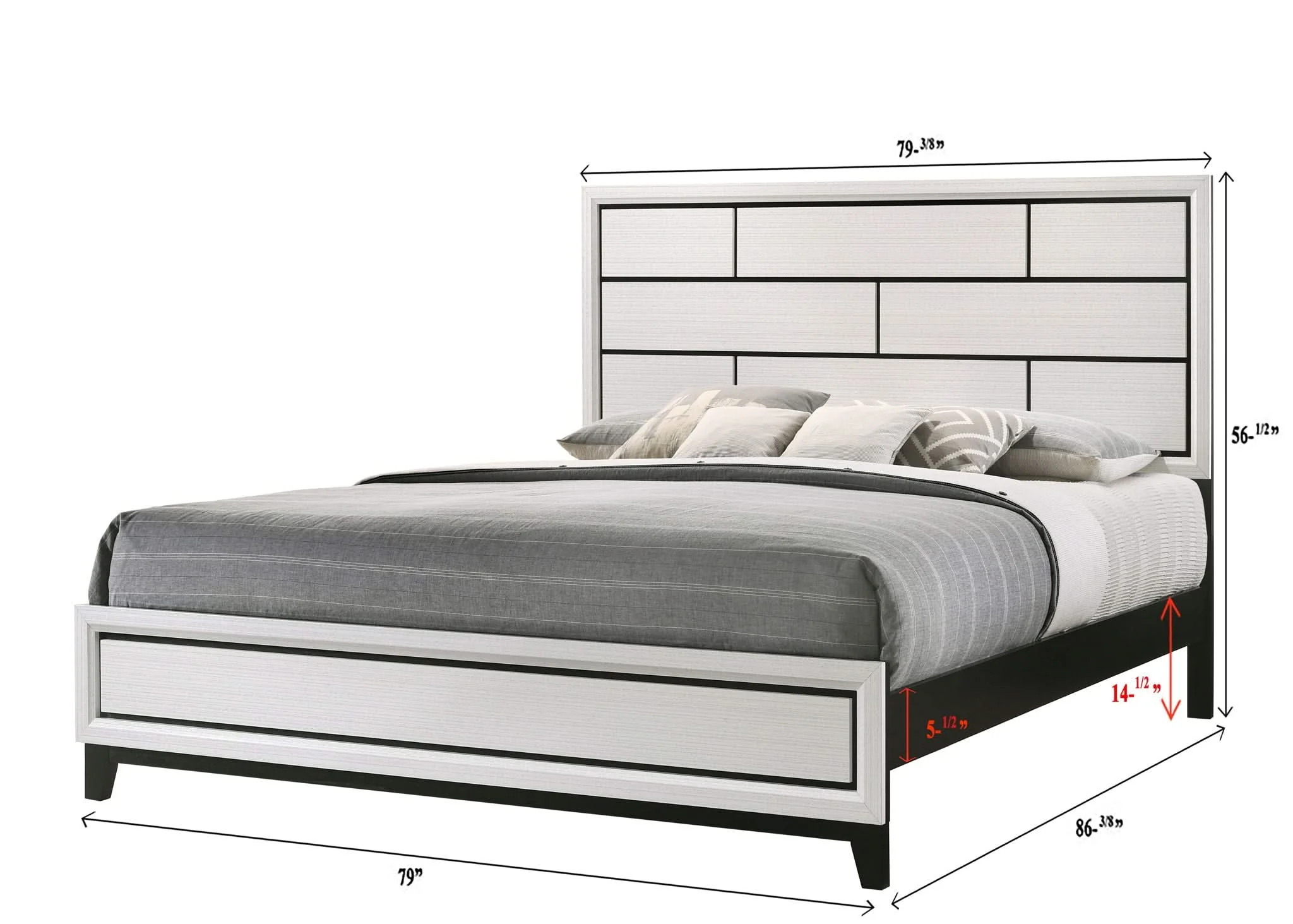 Akerson - California King Bed - White - Image 4