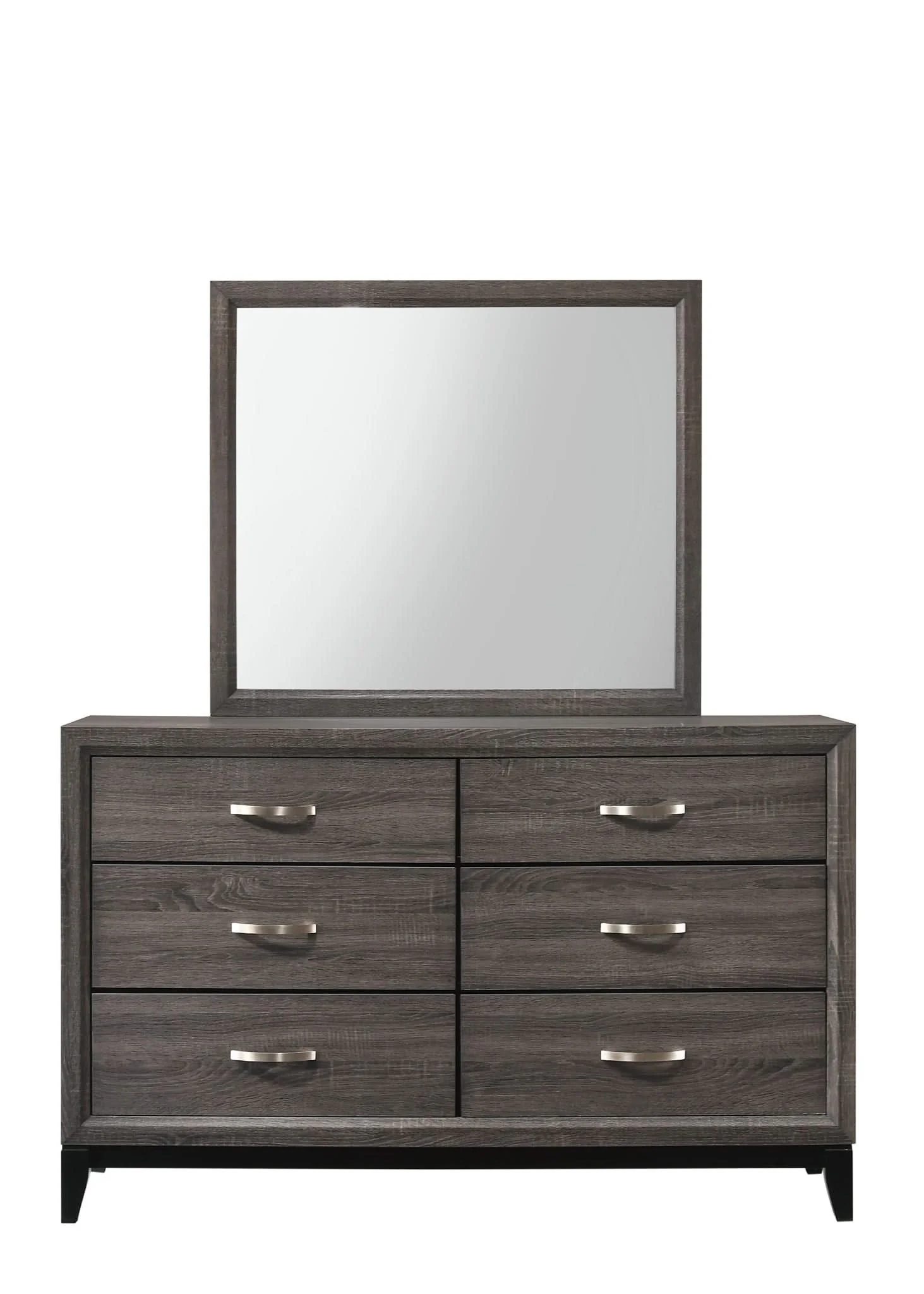 Akerson - Dresser & Mirror- Gray