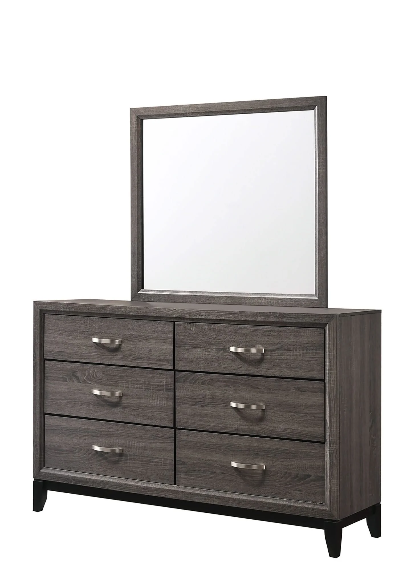 Akerson - Dresser & Mirror- Gray - Image 3