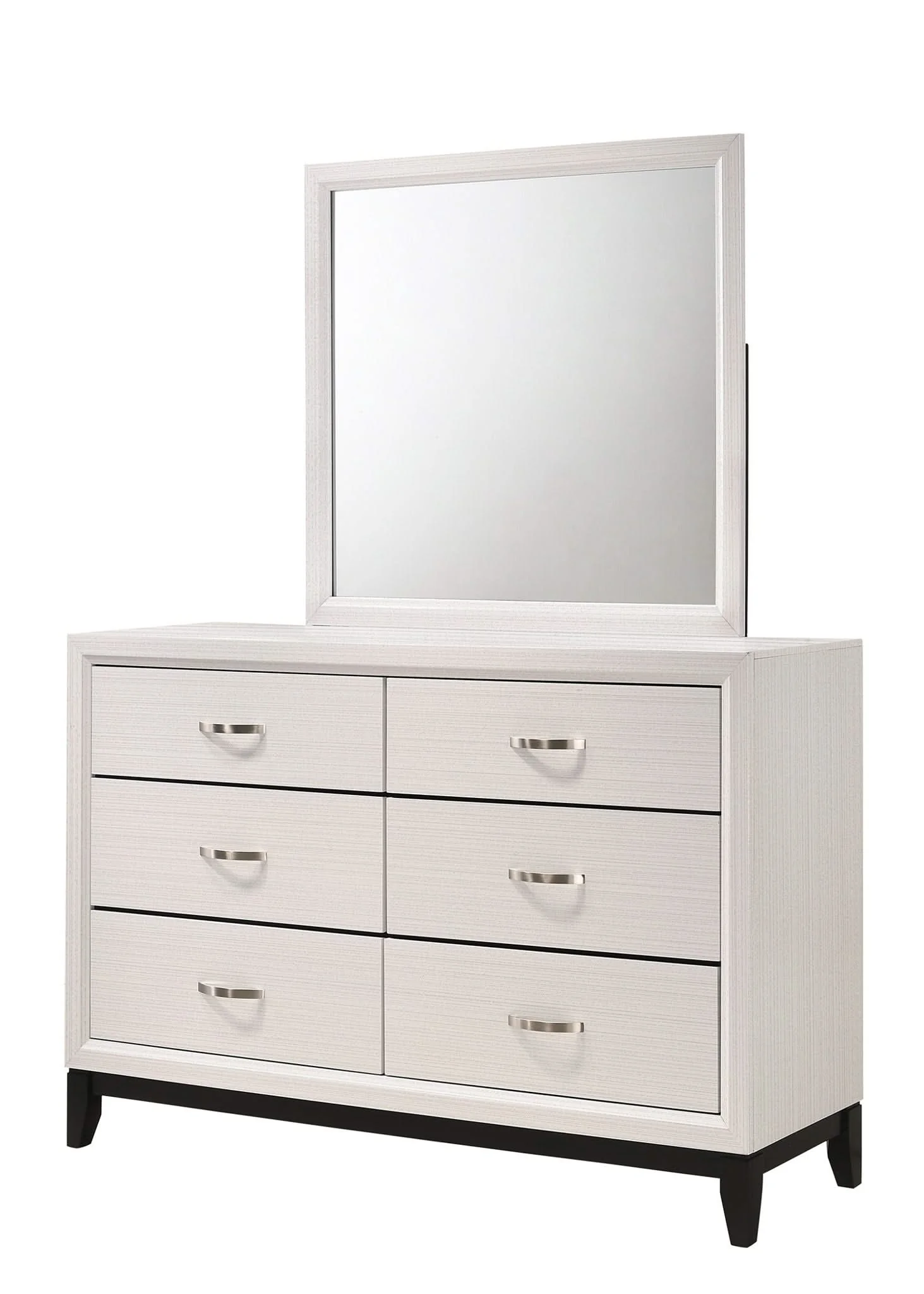 Akerson - Twin 5 Piece Bedroom Set - White - Image 3