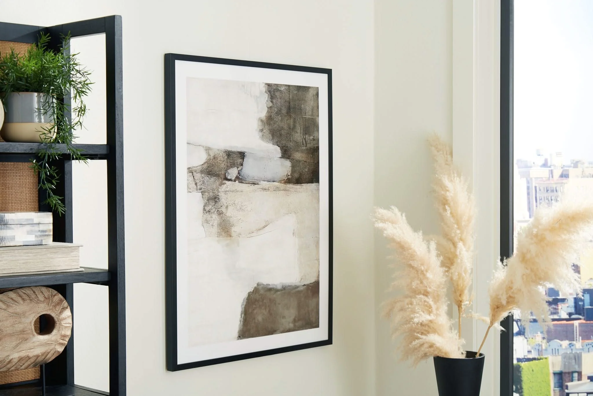 Aldricton - Wall Art - Brown / White - Image 4