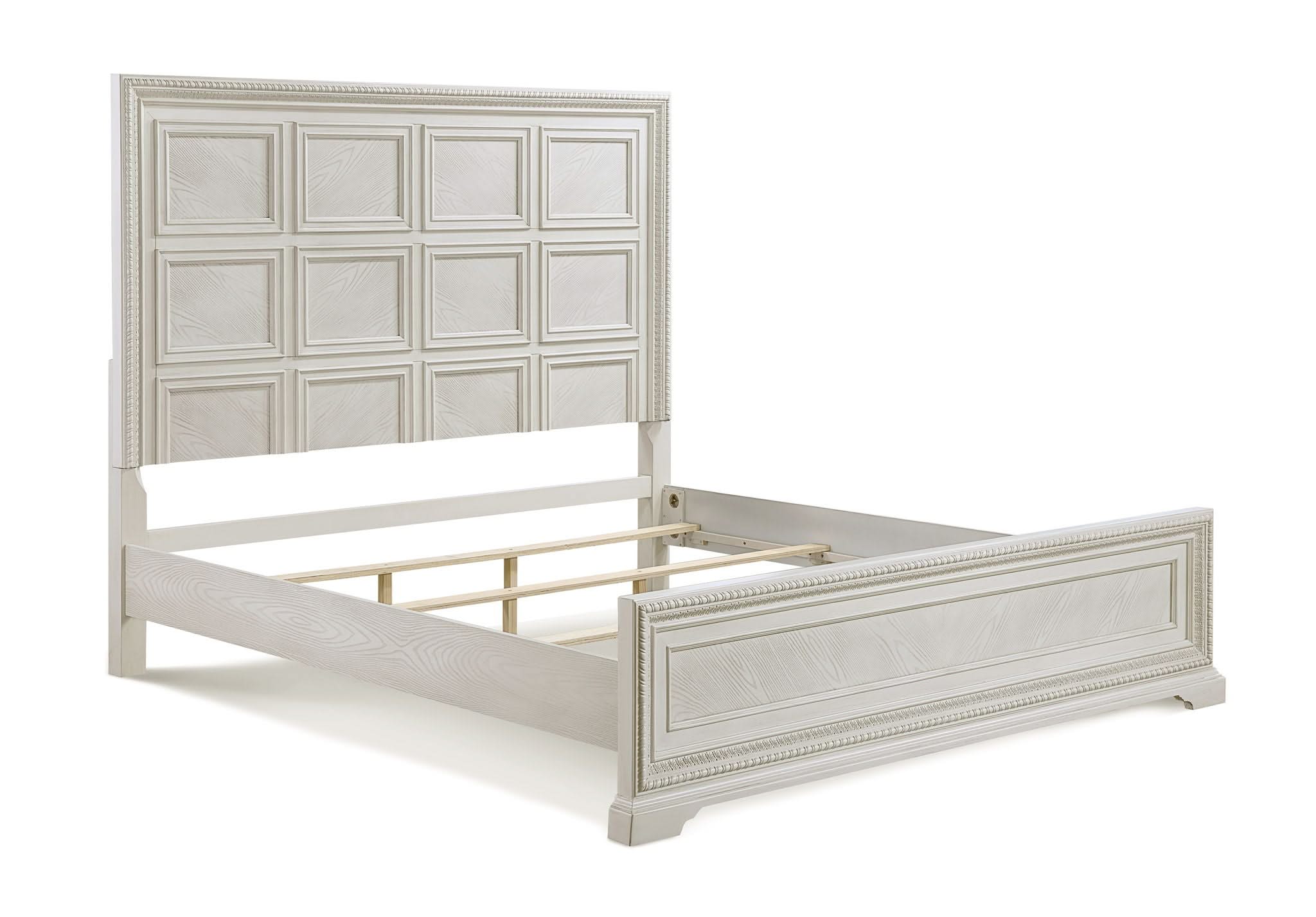Alexandria - King 4 Piece Bedroom Set - White - Image 4