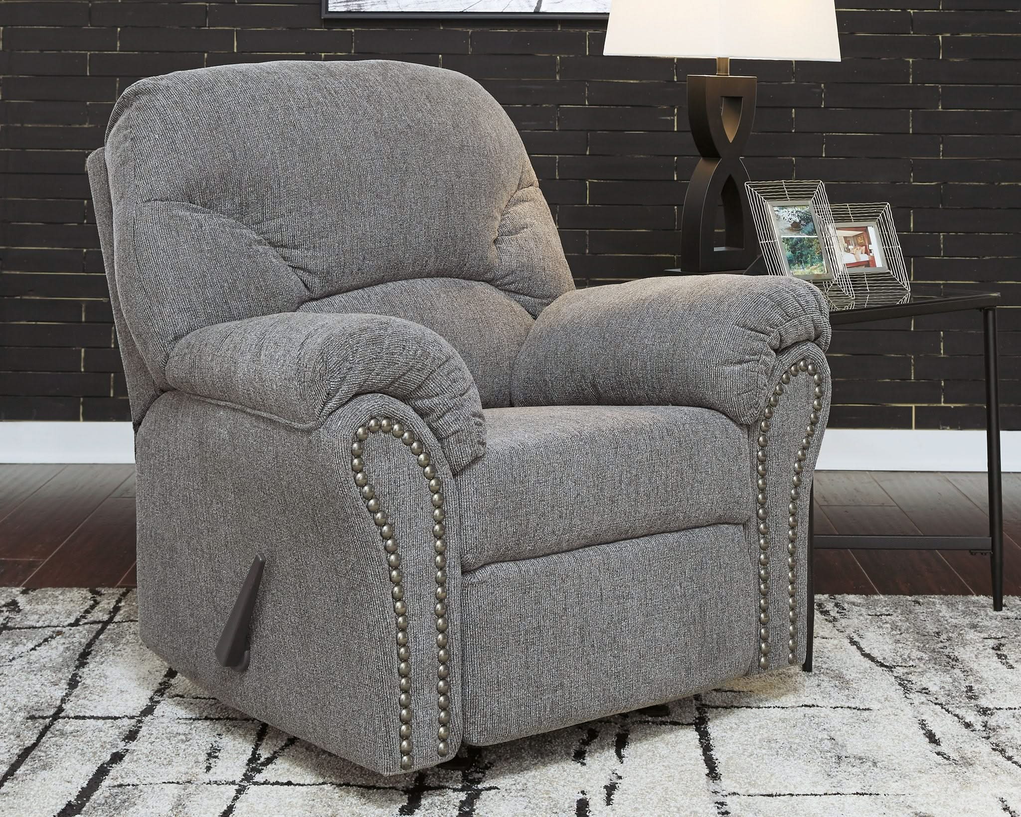 Allmaxx - Rocker Recliner - Pewter - Image 3