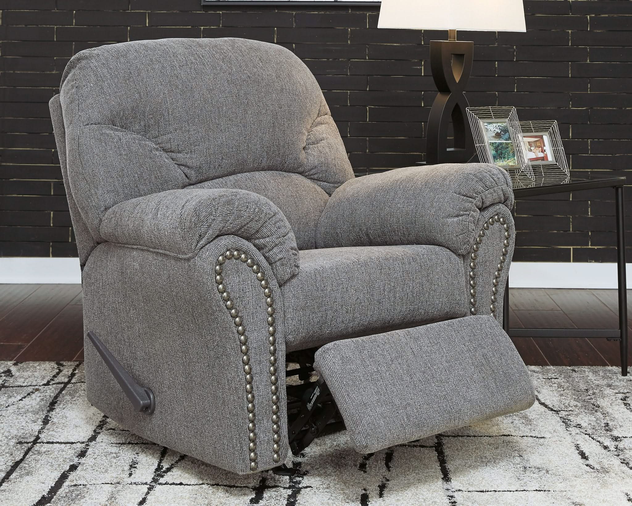 Allmaxx - Rocker Recliner - Pewter - Image 4