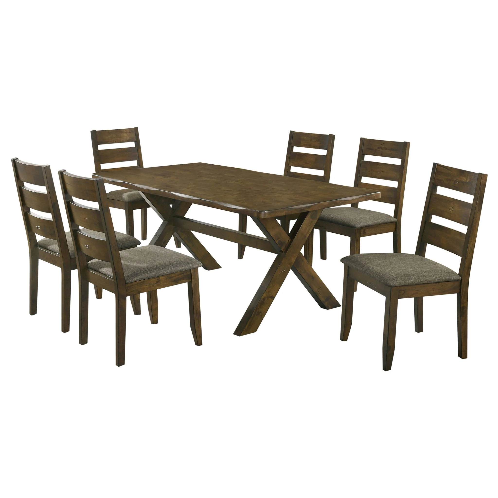 Alston 7-piece Rectangular Dining Table Set Knotty Nutmeg - Image 4