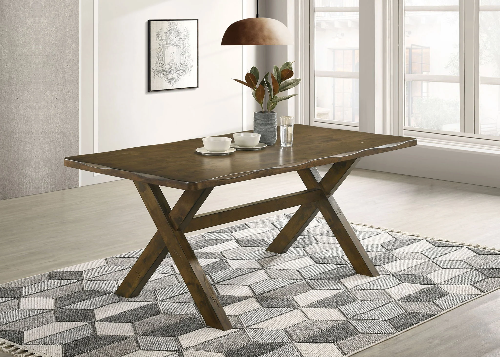 Alston Rectangular 71-inch Dining Table Knotty Nutmeg - Image 2