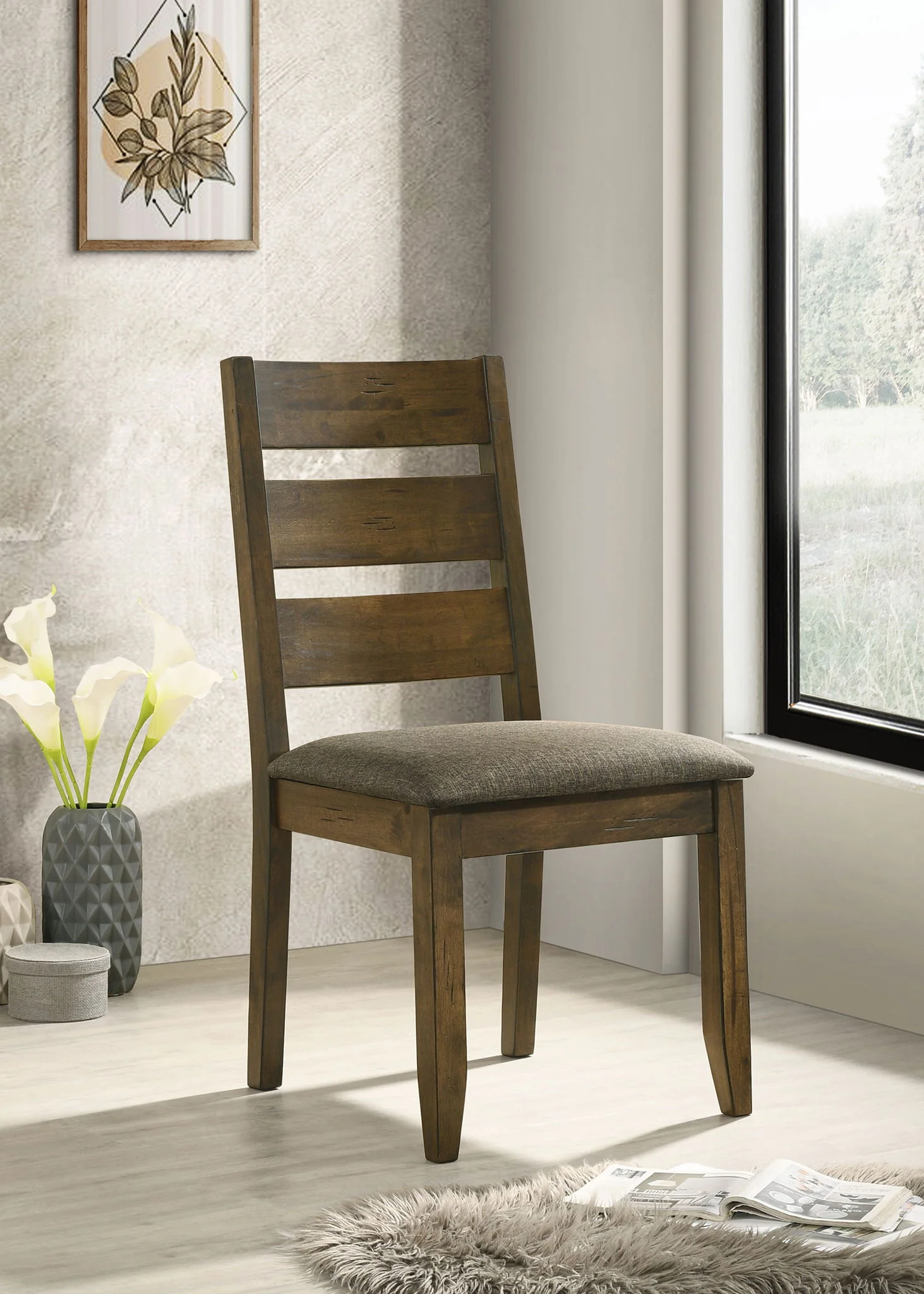 Alston Wood Dining Side Chair Knotty Nutmeg (Set of 2) - Image 4