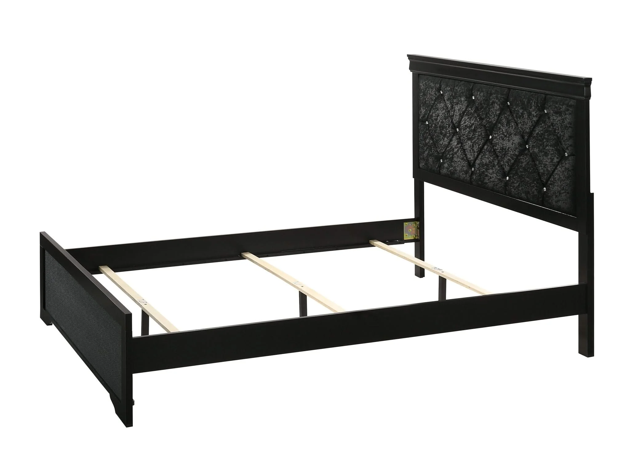 Amalia - Full 4 Piece Bedroom Set - Black - Image 3