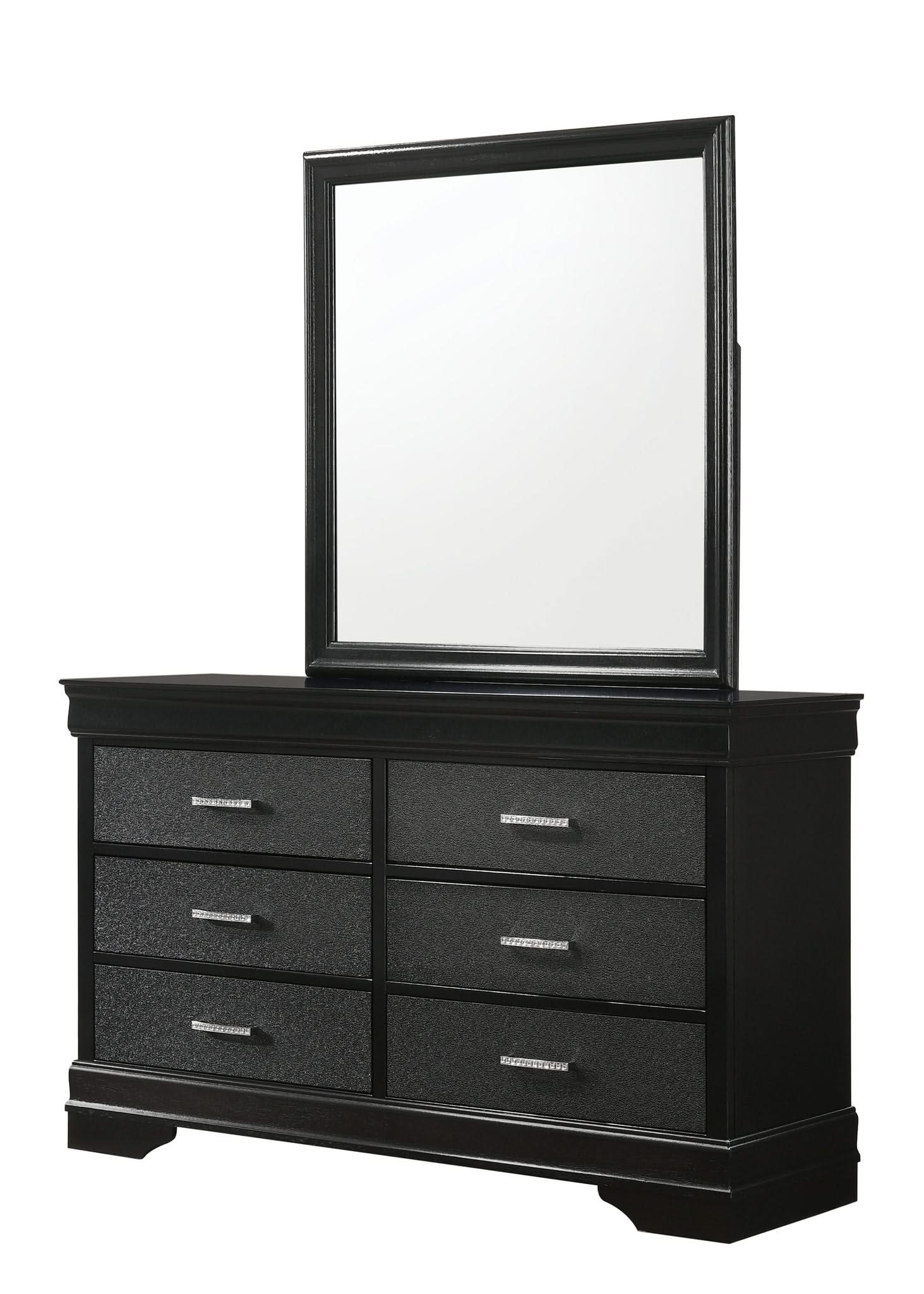 Amalia - Twin 4 Piece Bedroom Set - Black - Image 2