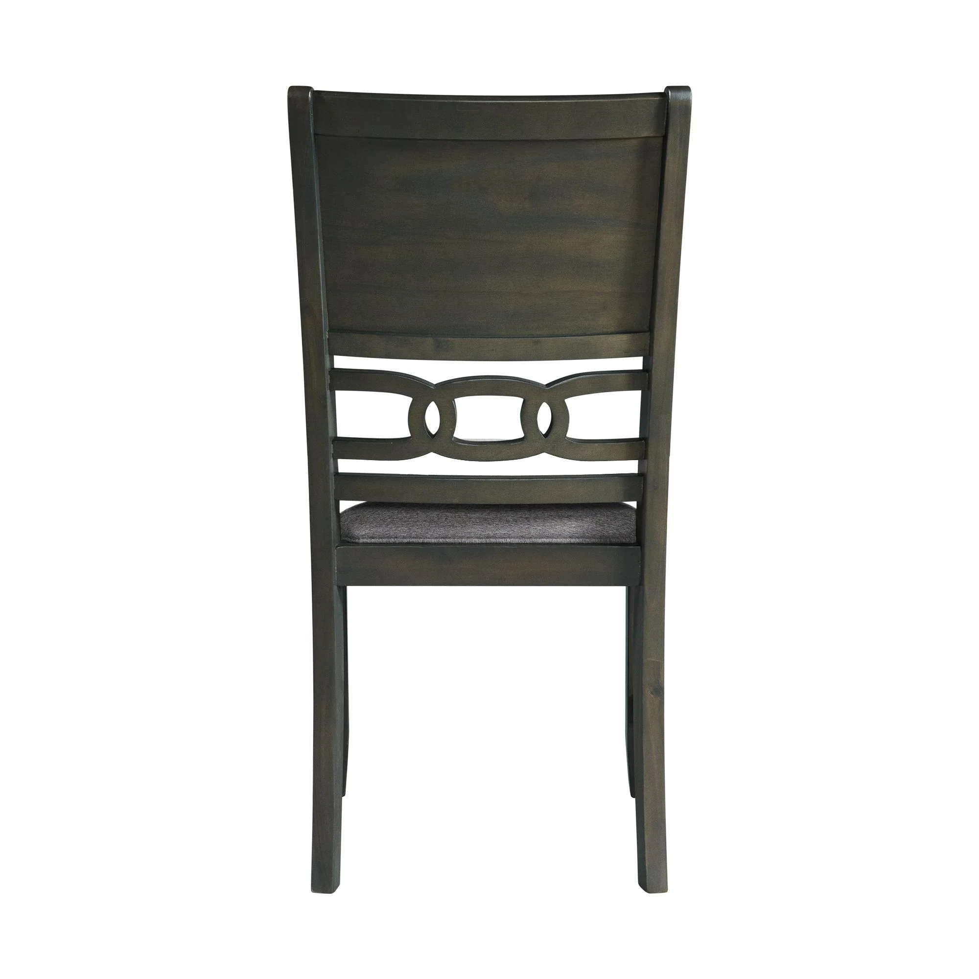Amherst - Dining Side Chair With Fabric Cushion Side Stretcher (Set of 2) - Gray Finish - Image 2