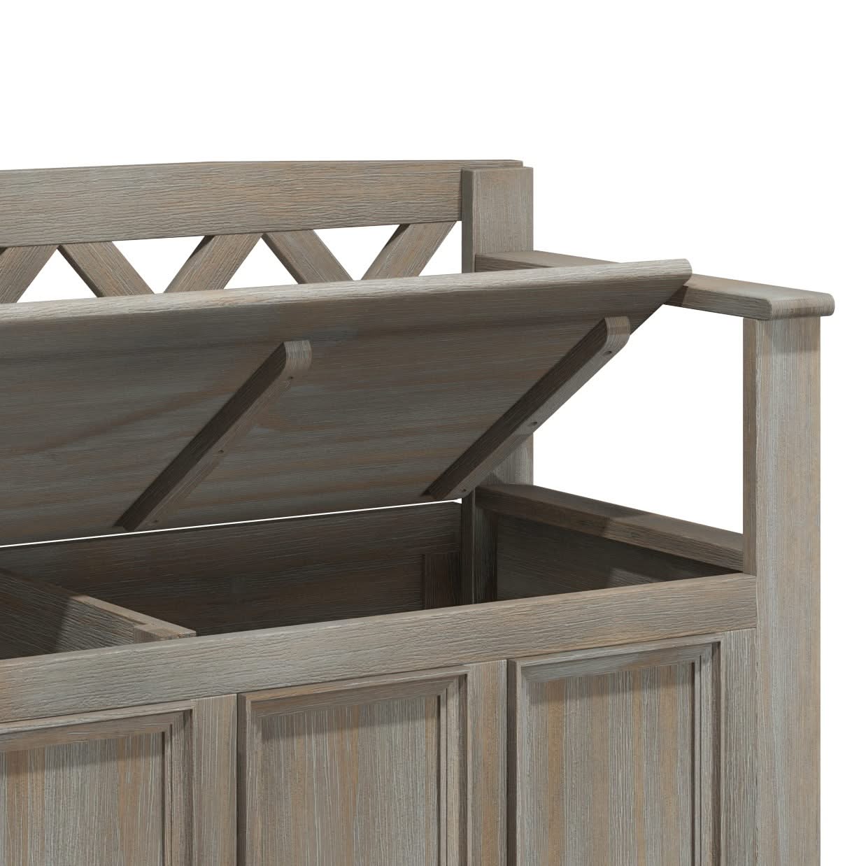Amherst - Handcrafted Entryway Storage Bench - Image 12