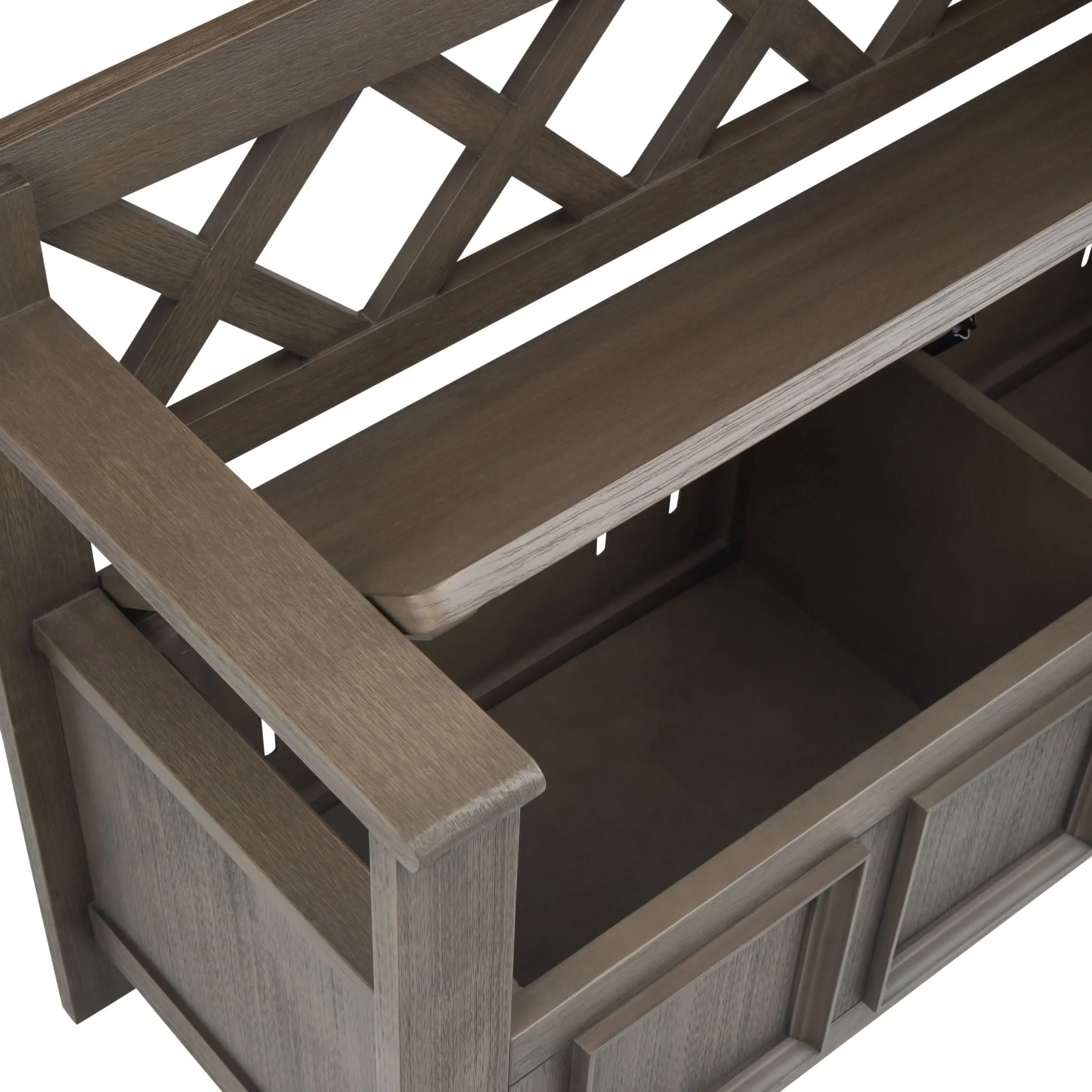 Amherst - Handcrafted Entryway Storage Bench - Image 21