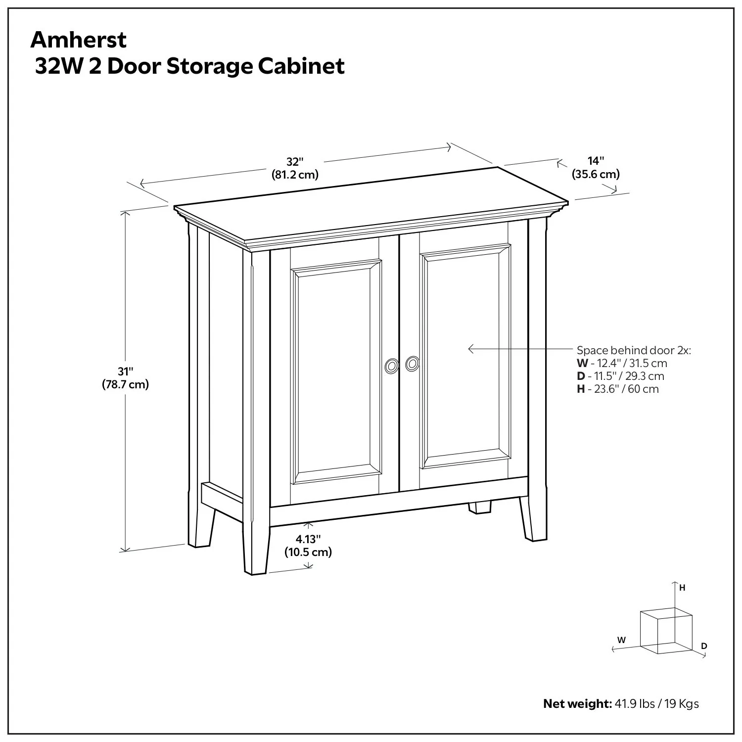 Amherst - Handcrafted Low Storage Cabinet - Image 19