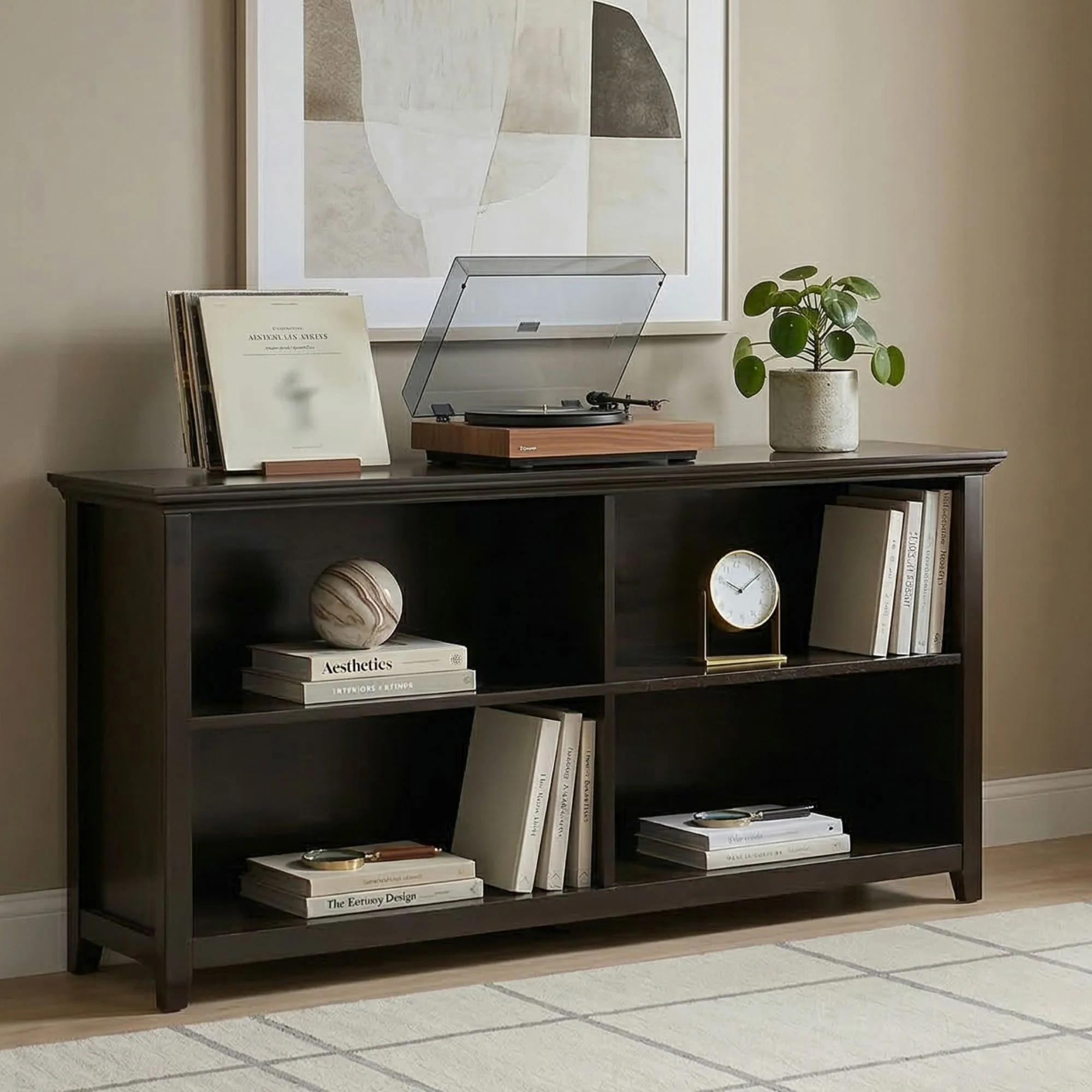 Amherst - Low 4 Shelf Bookcase - Image 6