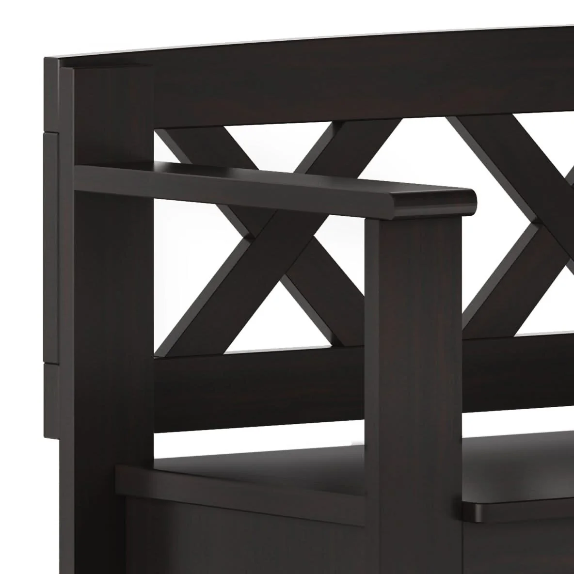 Amherst - Small Transitional Entryway Storage Bench - Image 13