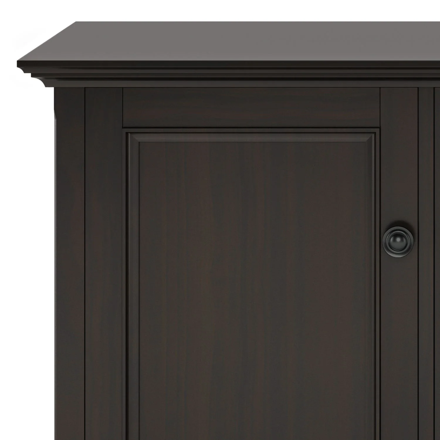 Amherst - Wide 3 Door Storage Cabinet - Hickory Brown - Image 4