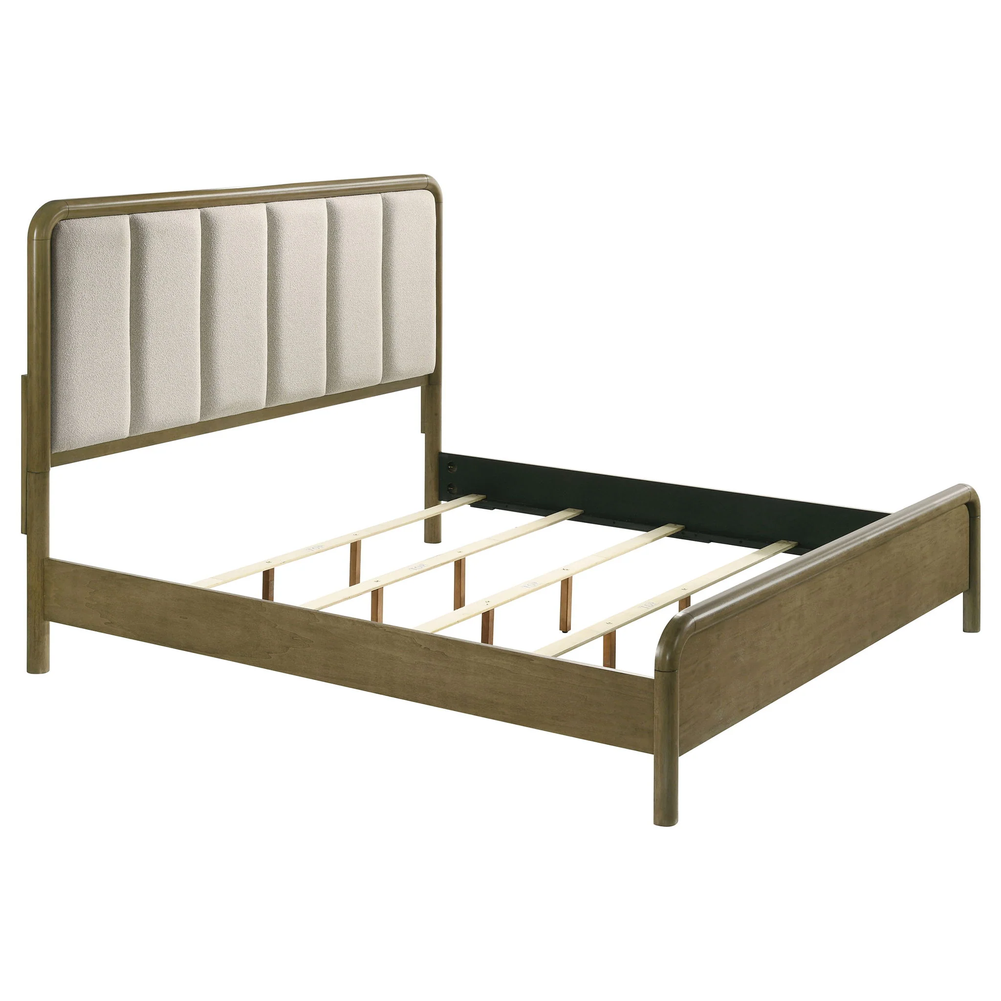 Amsbury 5-piece Eastern King Bedroom Set Nutmeg - Image 2