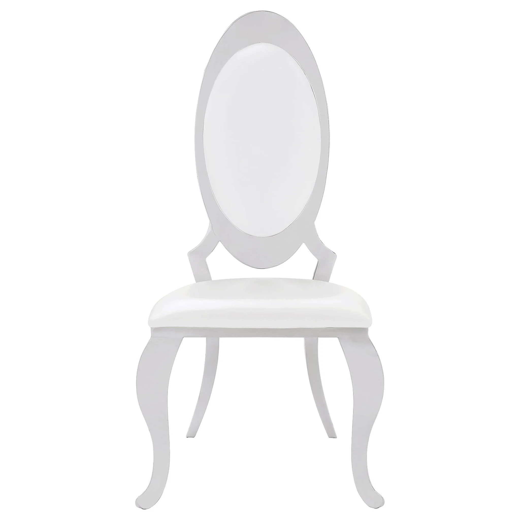 Anchorage Upholstered Dining Chair Cream White (Set of 2) - Image 2