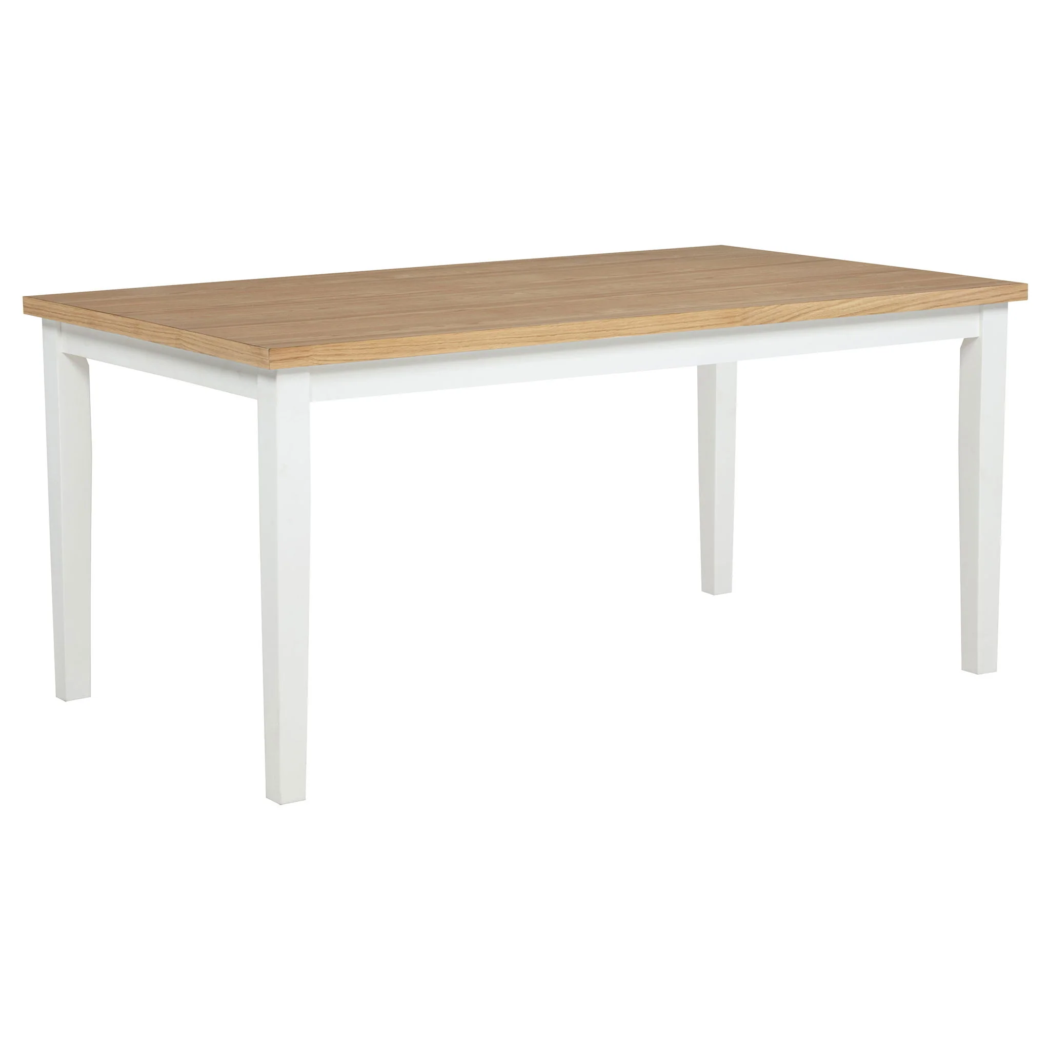 Andrews 7-piece Rectangular Dining Set Light Ash and White - Image 4