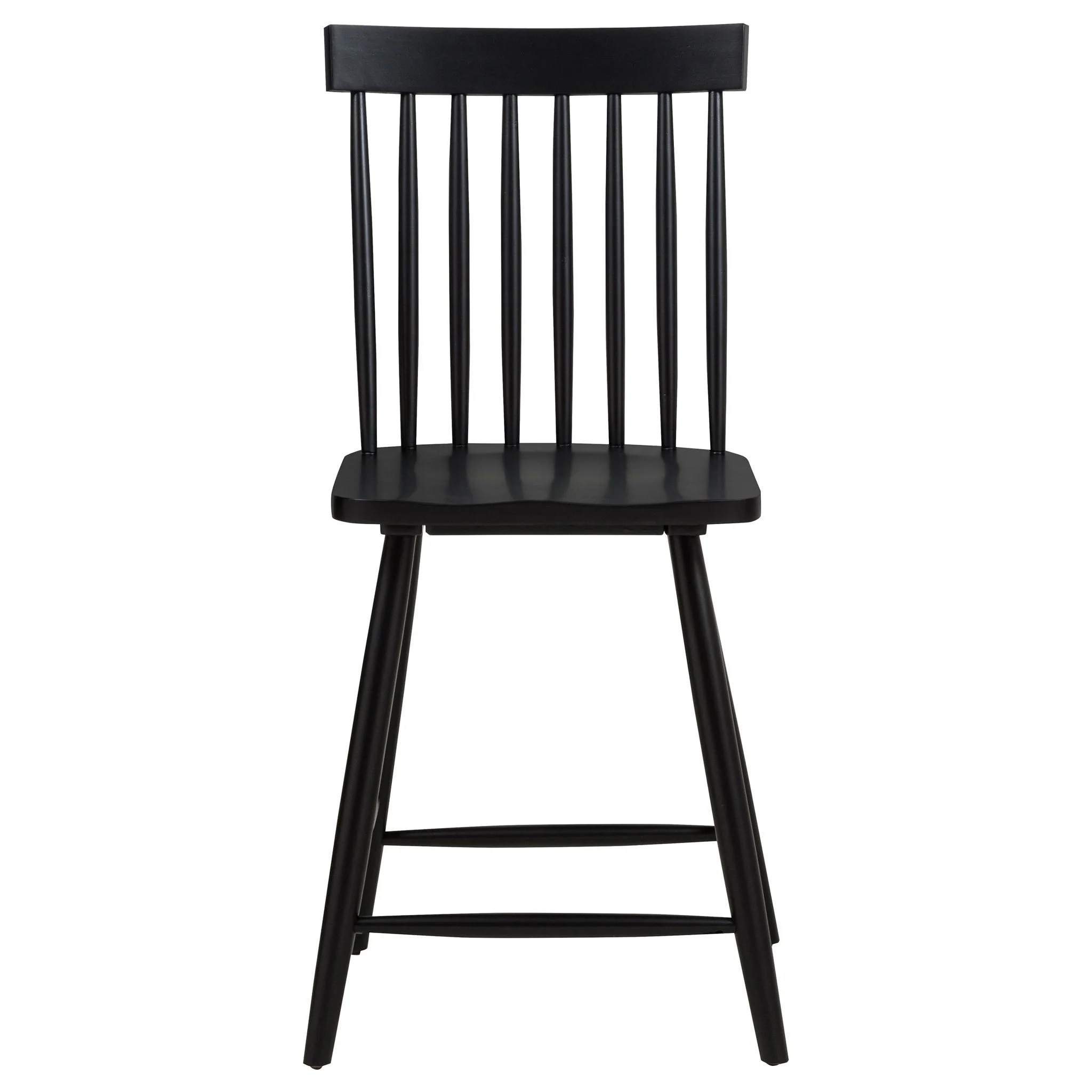 Andrews Windsor Counter Height Dining Side Chair Black (Set of 2) - Image 4
