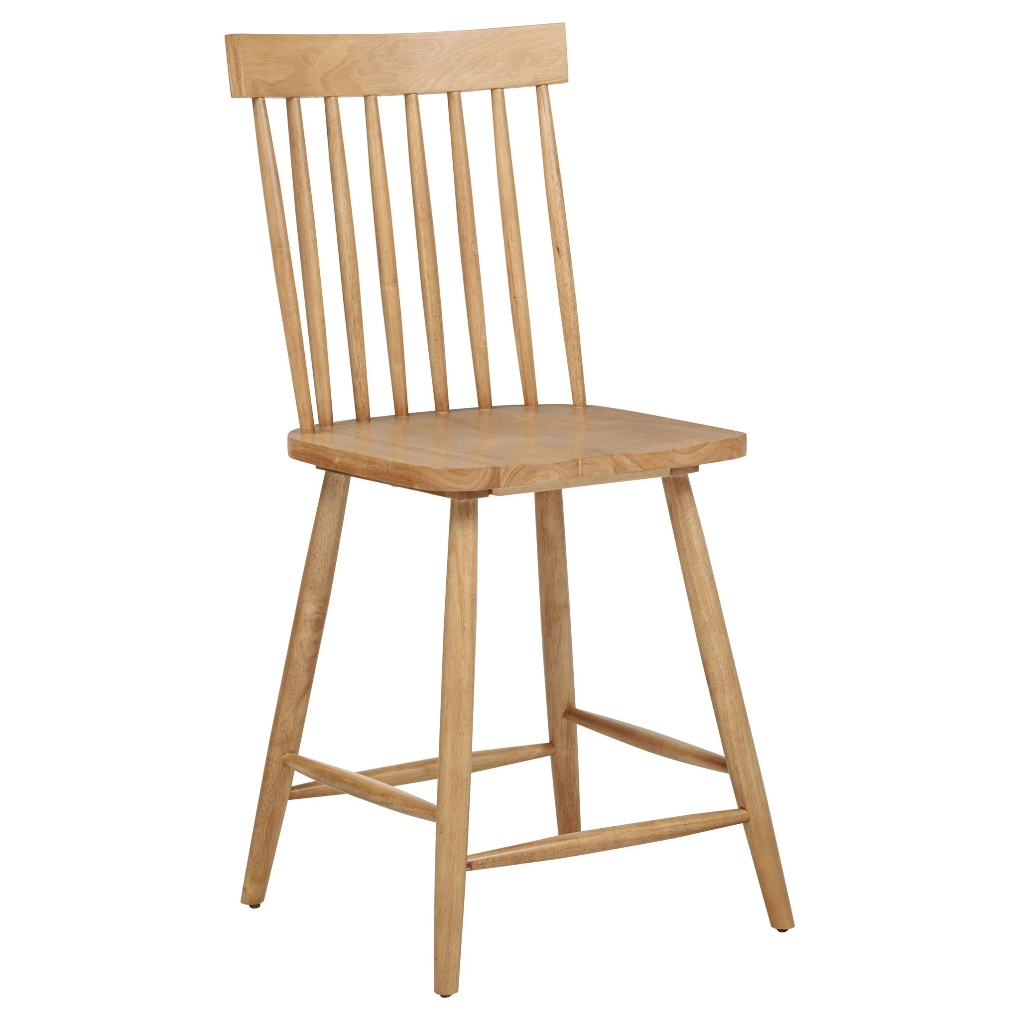 Andrews Windsor Counter Height Dining Side Chair Light Ash (Set of 2) - Image 2