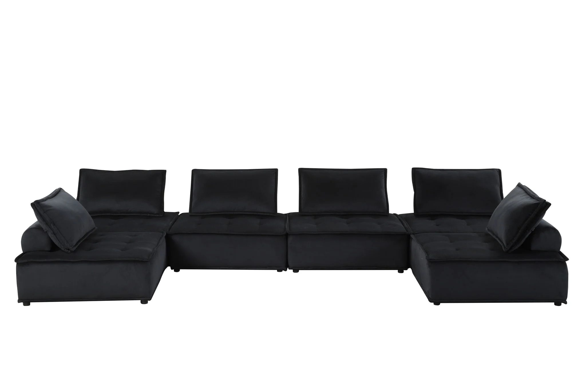 Anna - Stylish Sectional Sofa Ottoman - Image 23