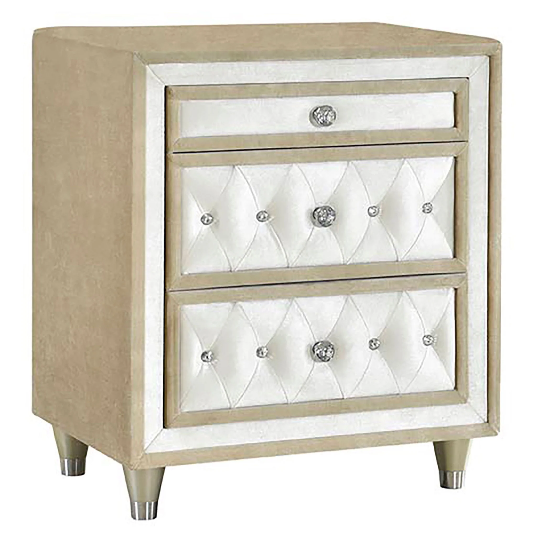 Antonella 4-piece Queen Bedroom Set Ivory - Image 4