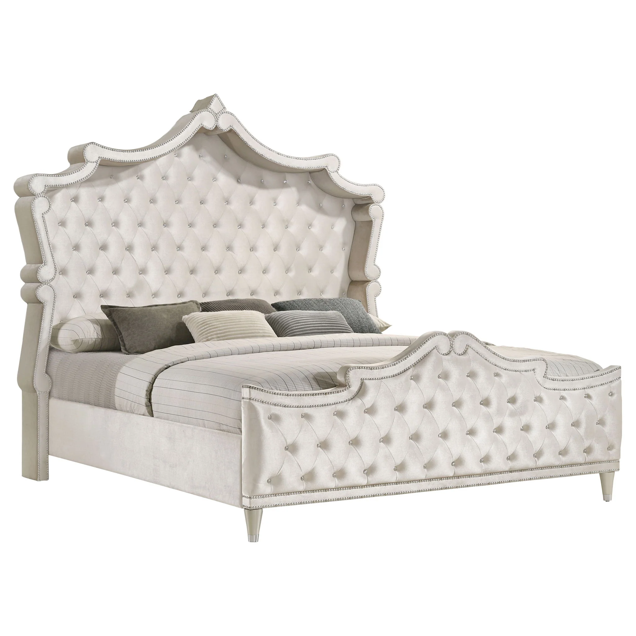 Antonella 5-piece Queen Bedroom Set Ivory - Image 2