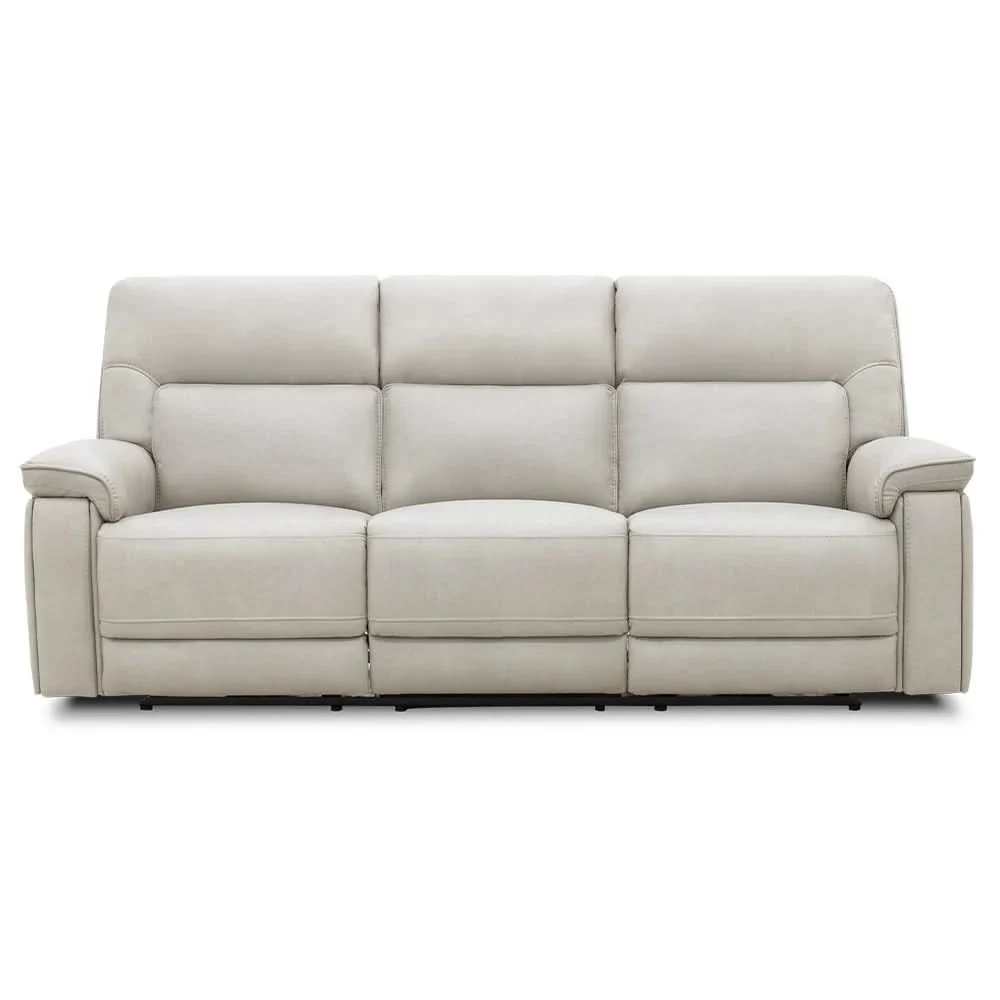 Moto Motion Apollo Dove Light Gray Power Reclining Living Room Set with Immersive Sound Sofa and Loveseat - Image 8