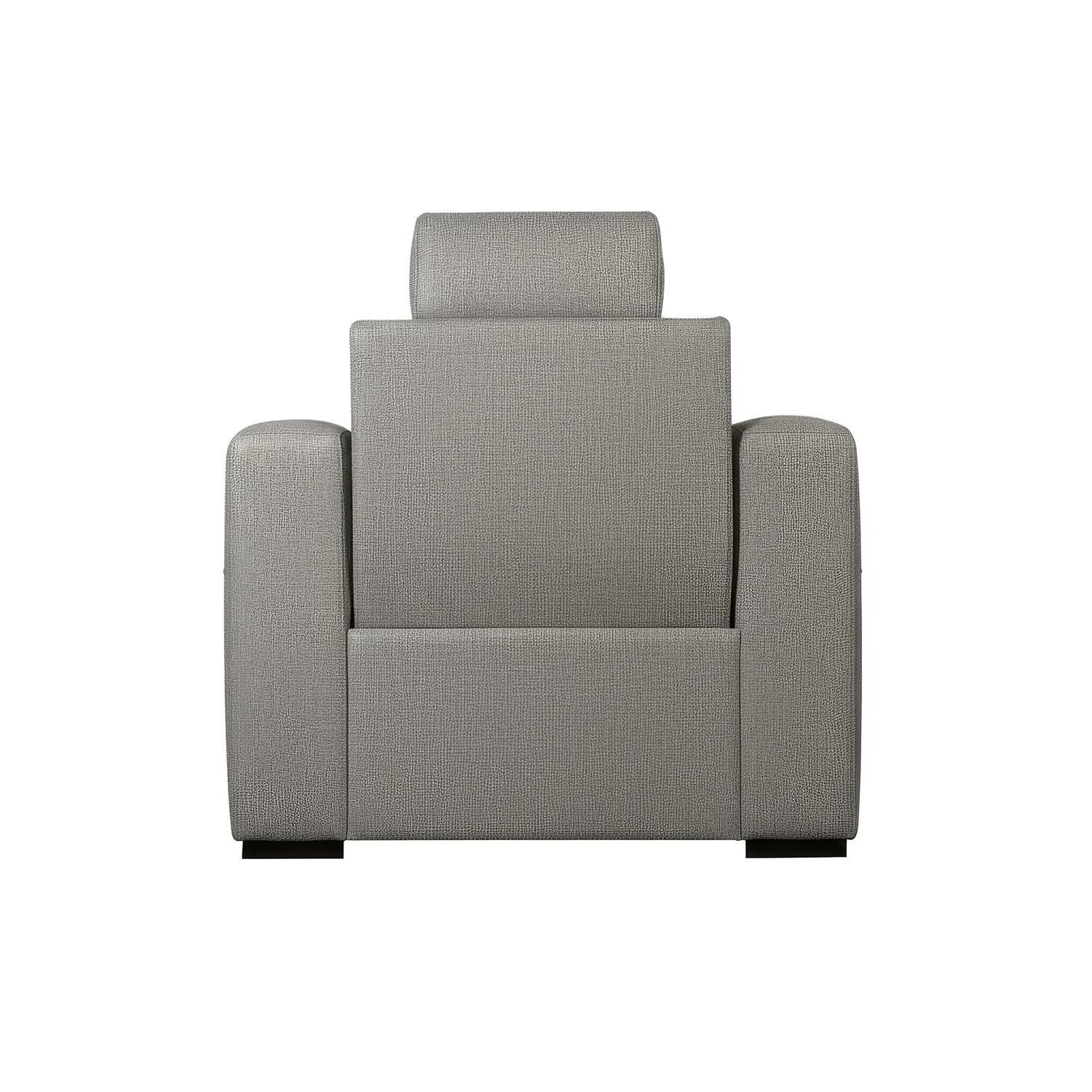 Archer - Loveseat With Power Footrest & ZW - Hampstead Dove - Image 3