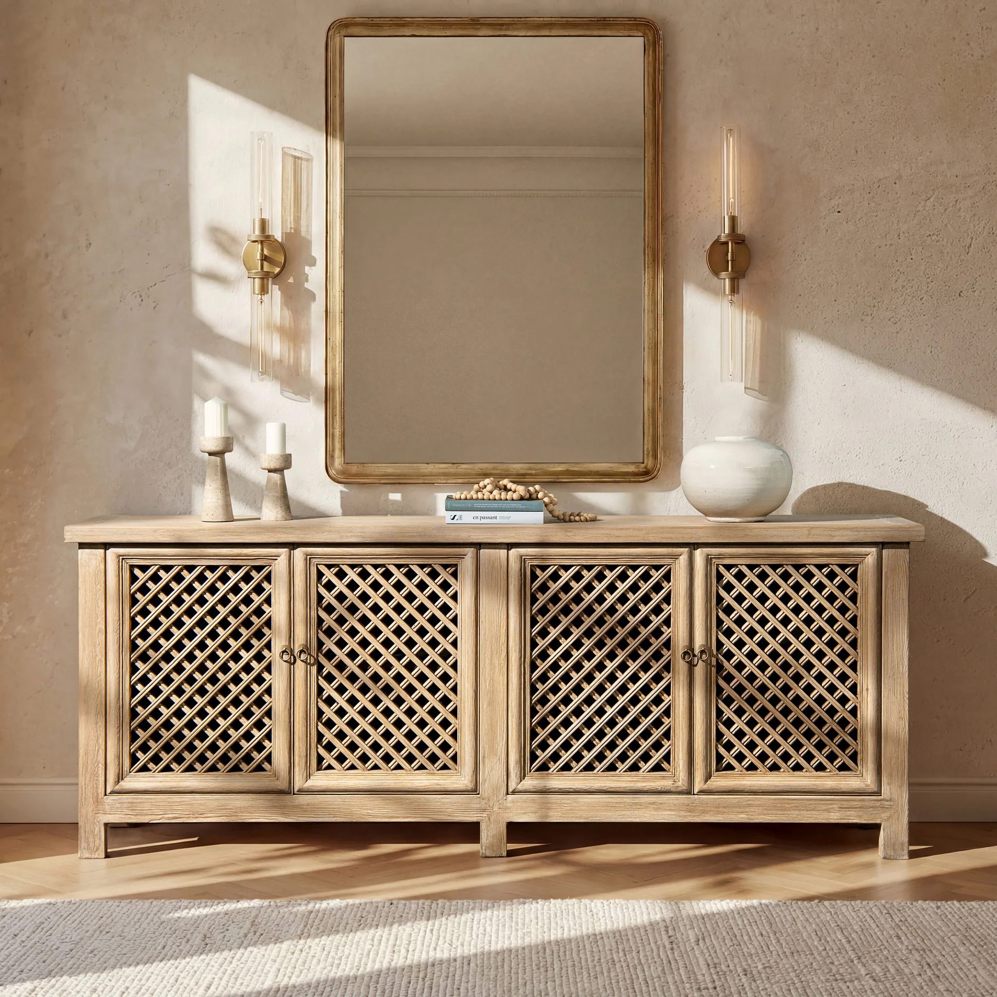 Arden - 4 Door Sideboard - Natural - Image 4