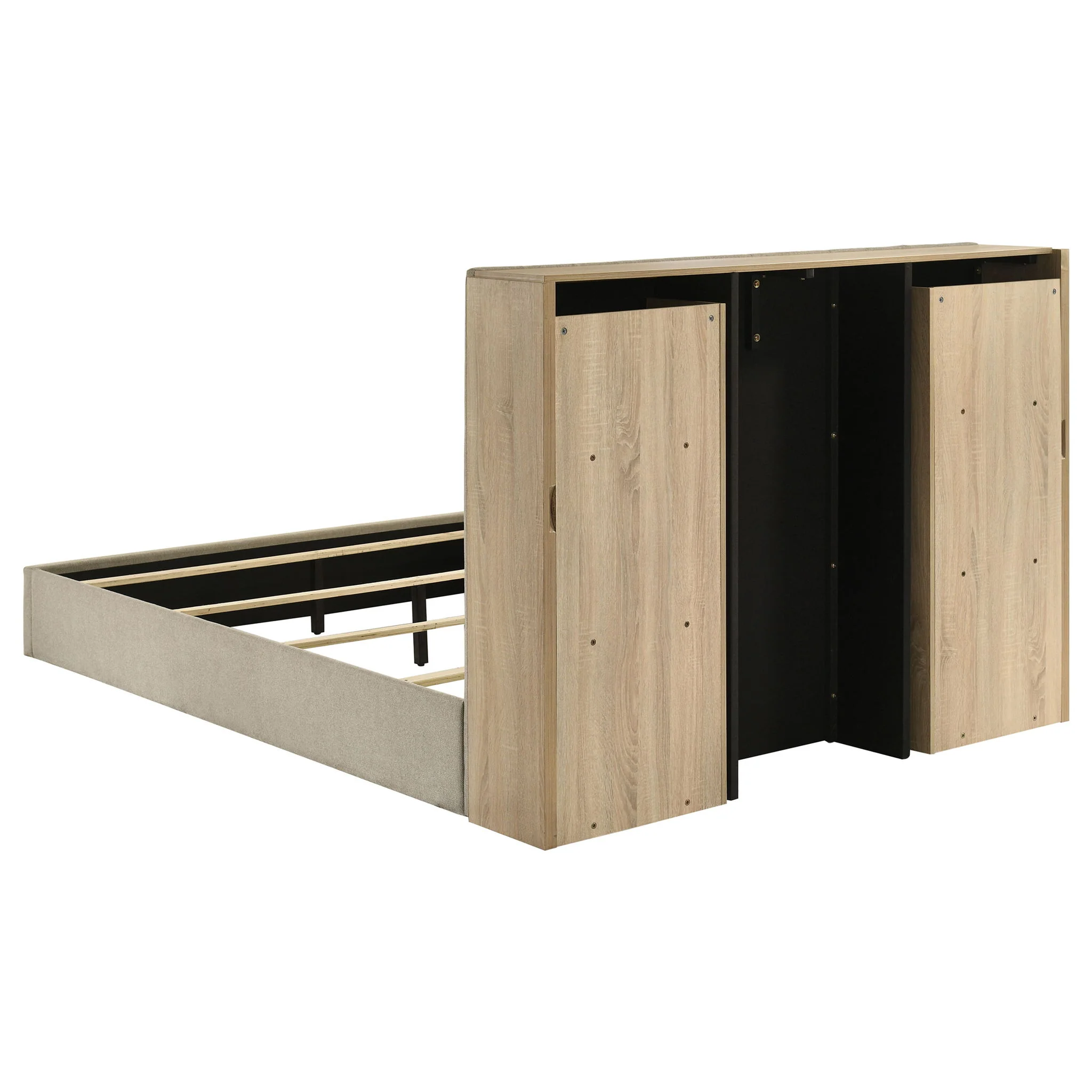 Arielle 4-piece Queen Bedroom Set Light Oak - Image 4